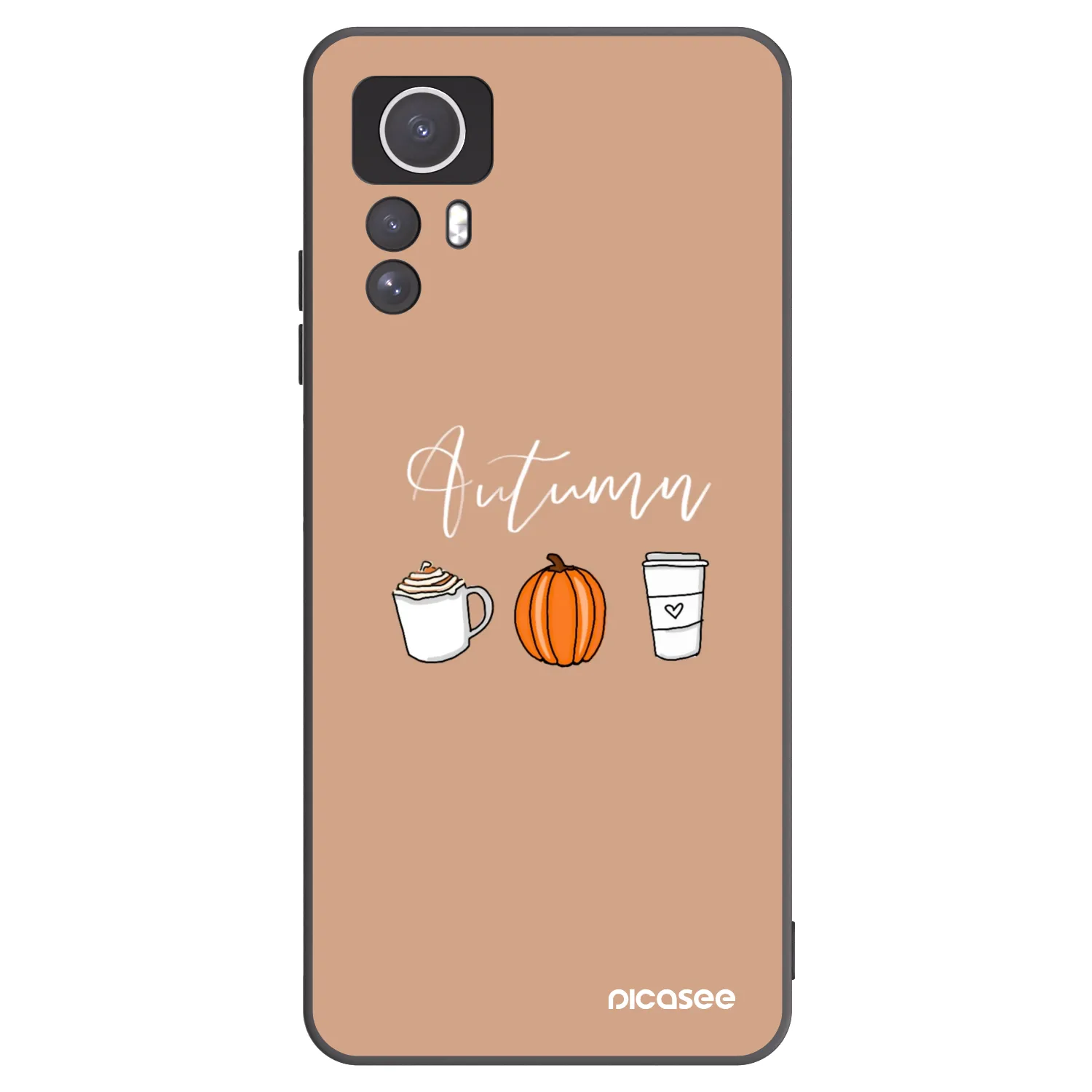 Picasee silikónový čierny obal pre Xiaomi Redmi Note 12S - Autumn