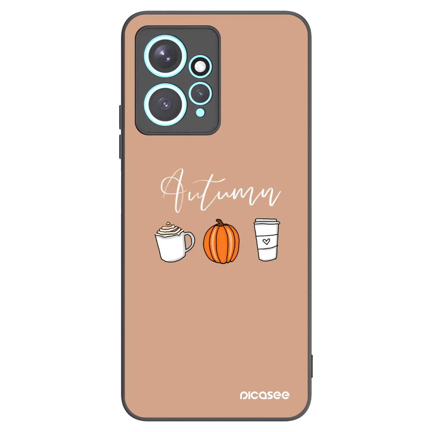 Picasee silikónový čierny obal pre Xiaomi Redmi Note 12 4G - Autumn