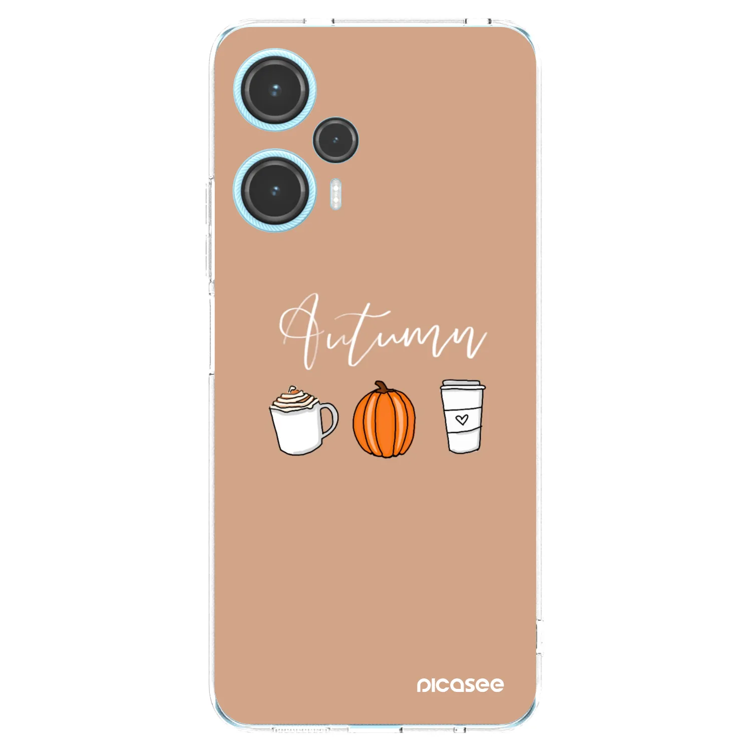 Picasee silikónový prehľadný obal pre Xiaomi Poco F5 - Autumn