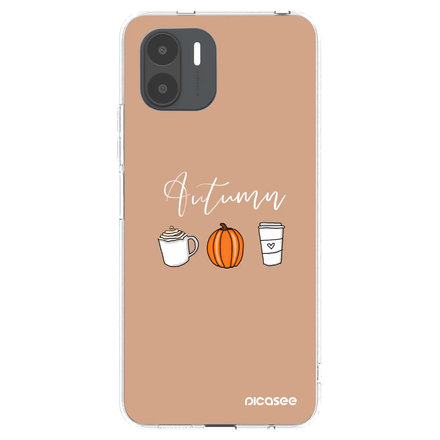 Picasee silikónový prehľadný obal pre Xiaomi Redmi A2 - Autumn