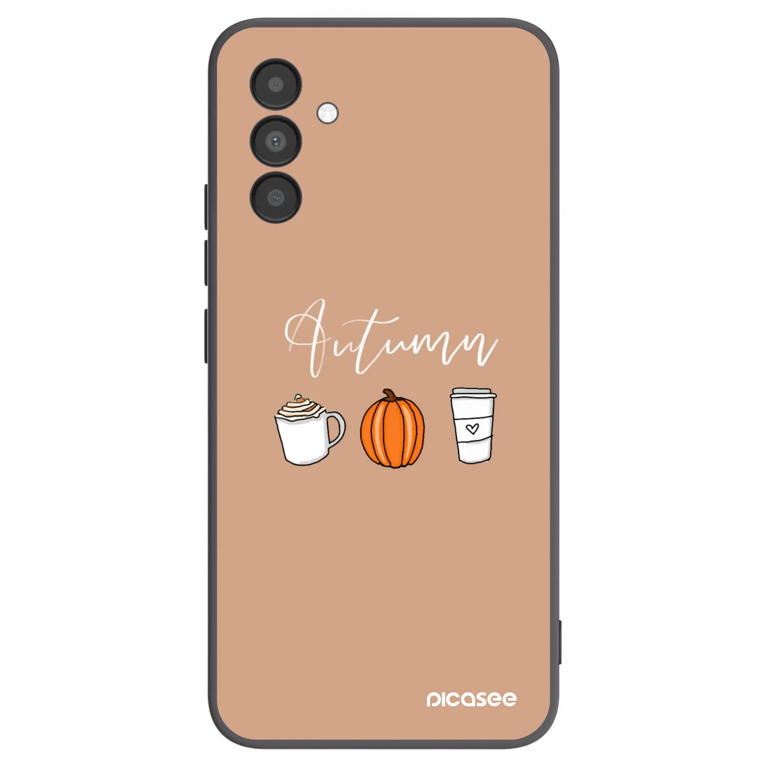 Picasee silikónový čierny obal pre Samsung Galaxy A04s A047F - Autumn