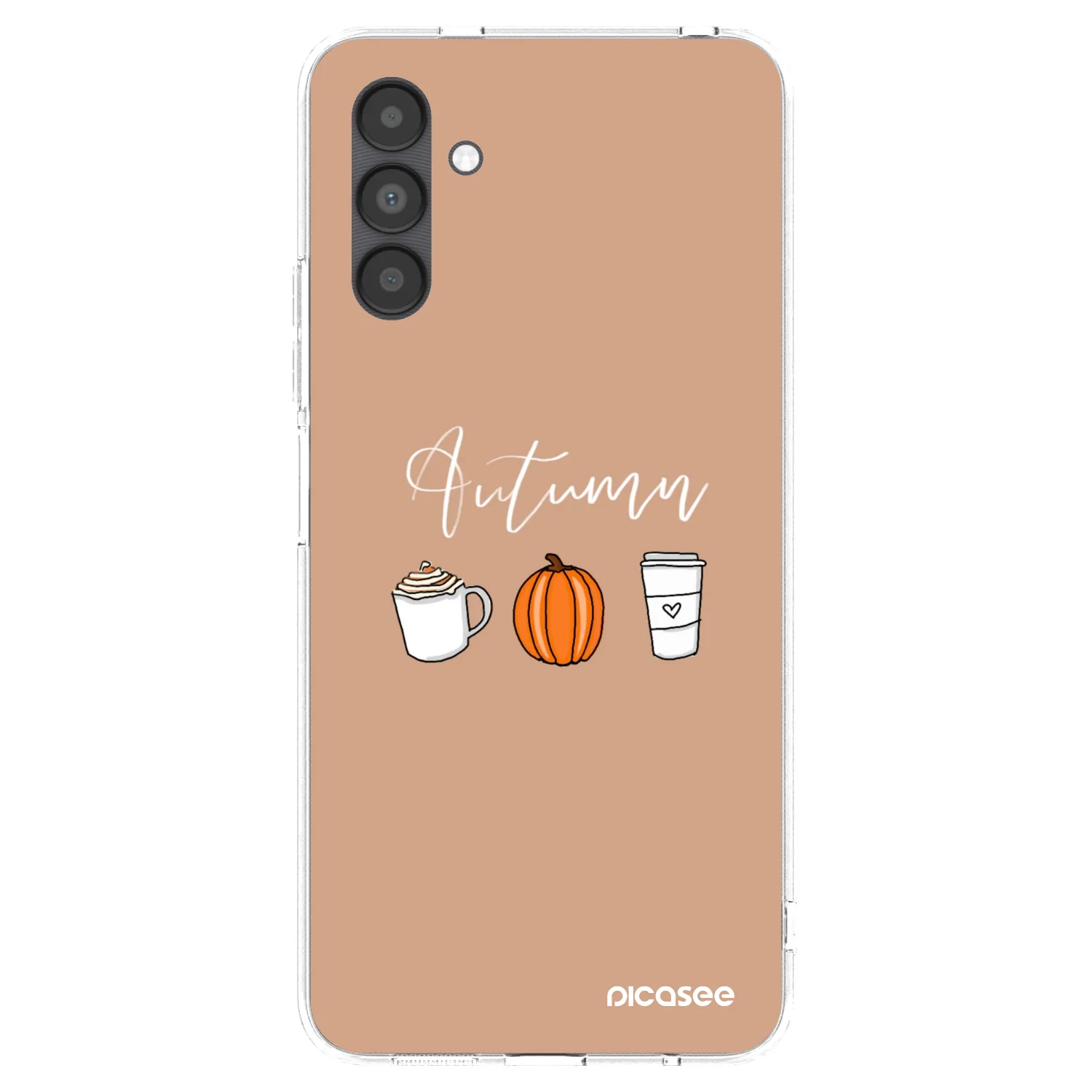 Picasee silikónový prehľadný obal pre Samsung Galaxy A04s A047F - Autumn
