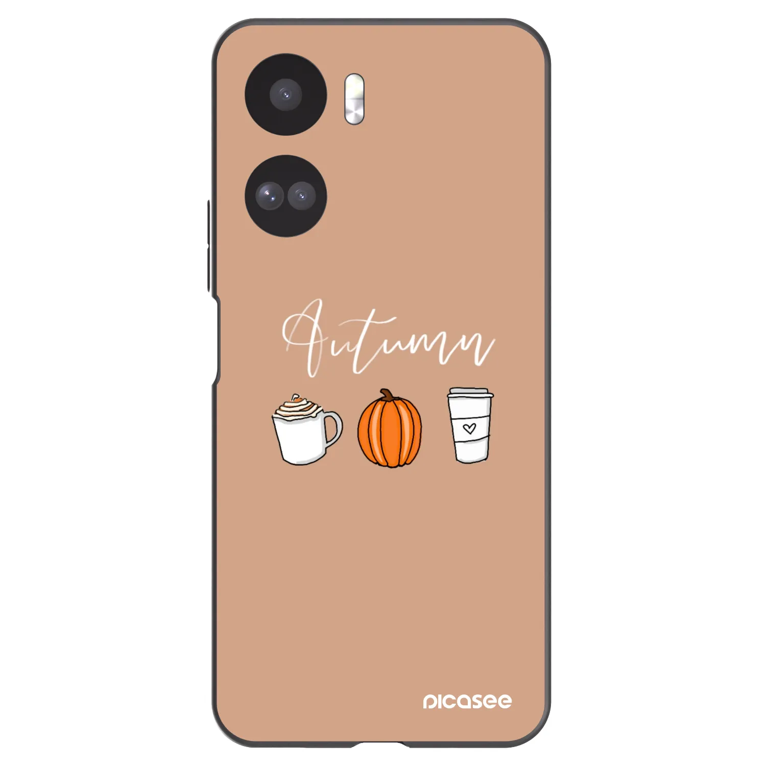Picasee silikónový čierny obal pre Honor 90 Lite 5G - Autumn