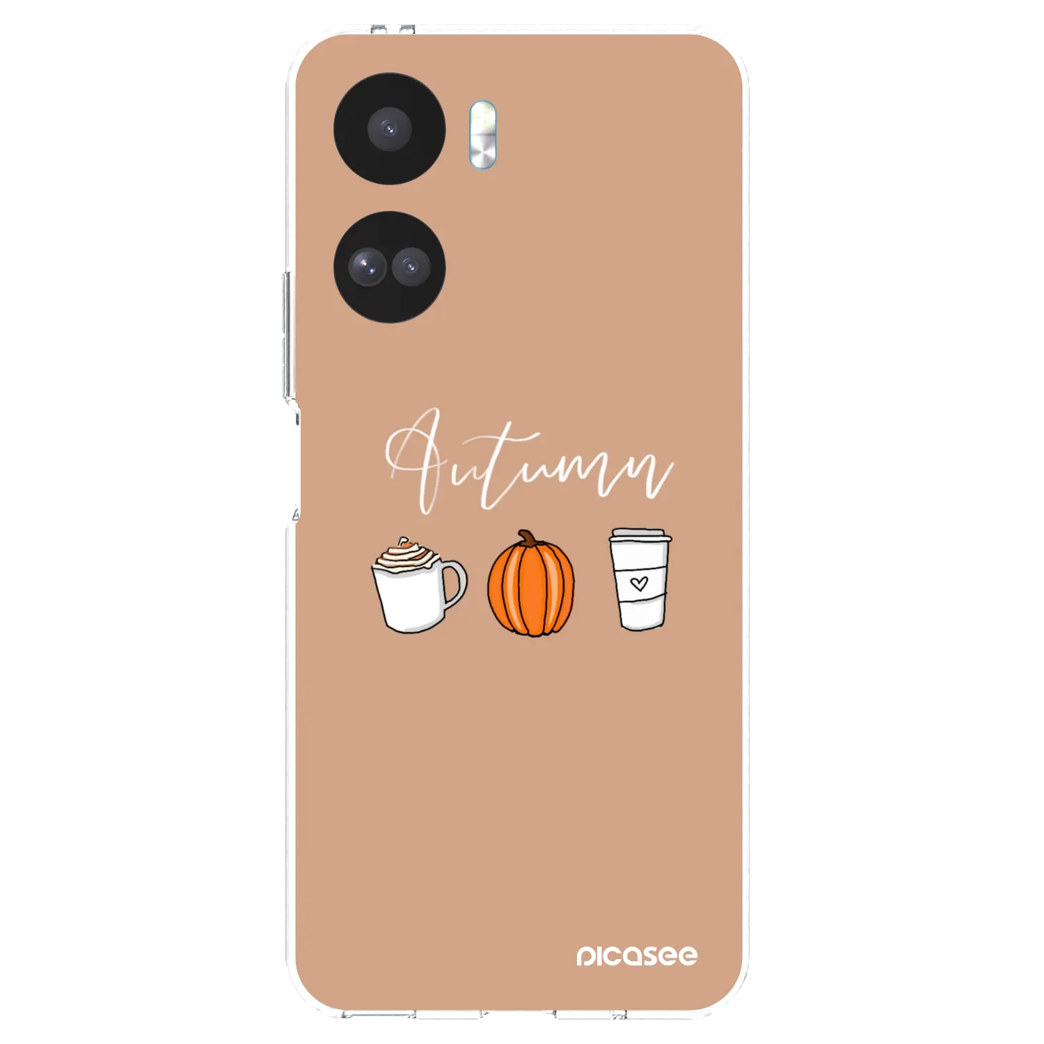 Picasee silikónový prehľadný obal pre Honor 90 Lite 5G - Autumn