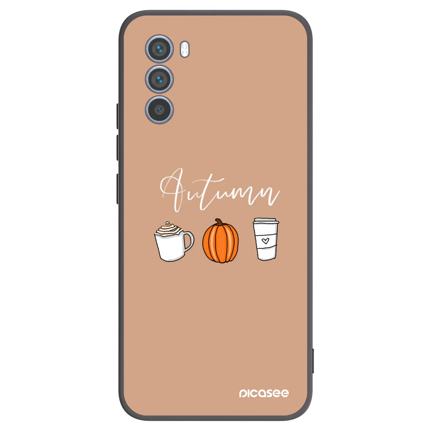 Picasee silikónový čierny obal pre Motorola Moto G62 - Autumn
