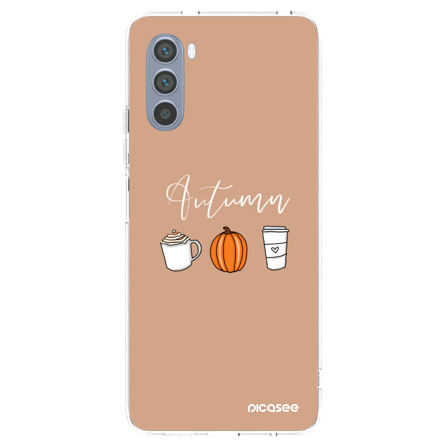 Picasee silikónový prehľadný obal pre Motorola Moto G62 - Autumn