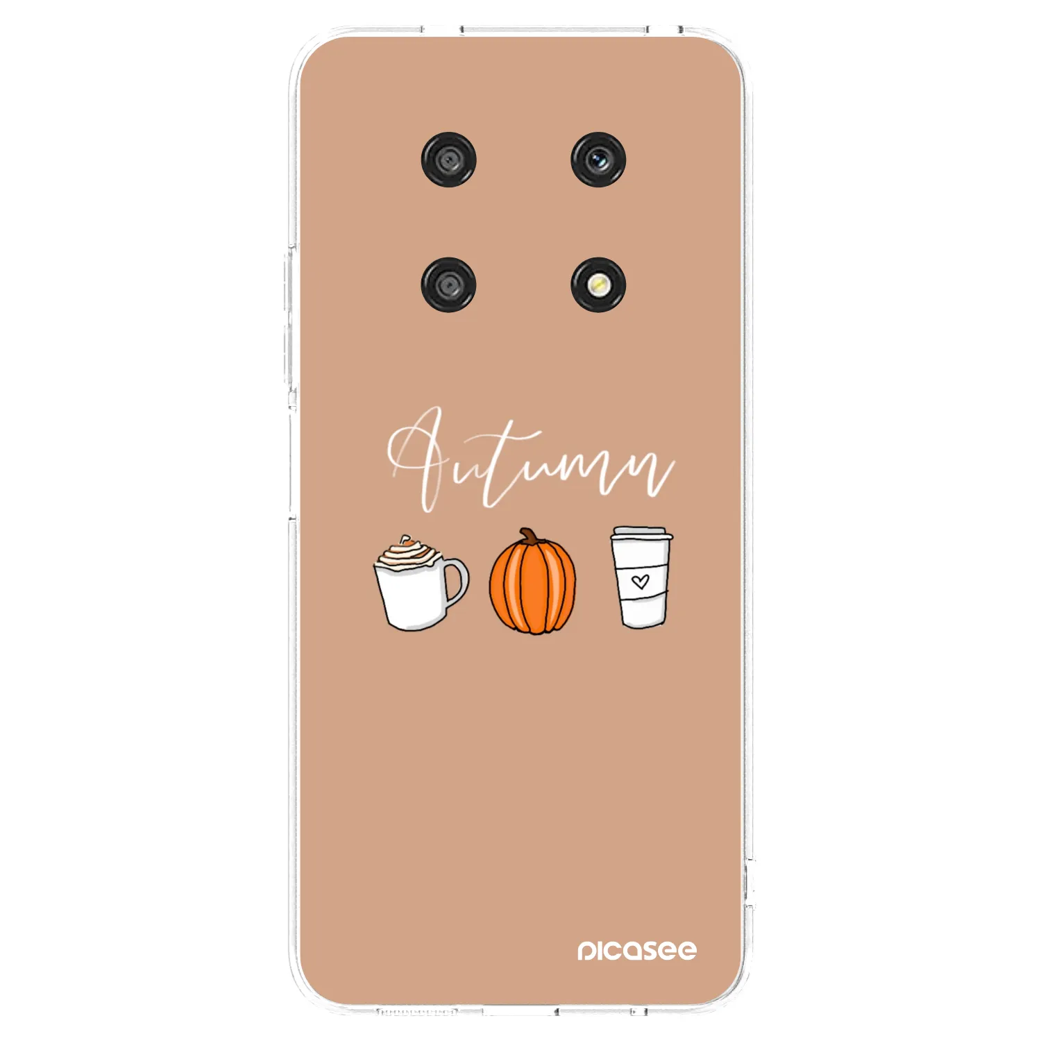 Picasee silikónový prehľadný obal pre Honor Magic4 Lite 5G - Autumn