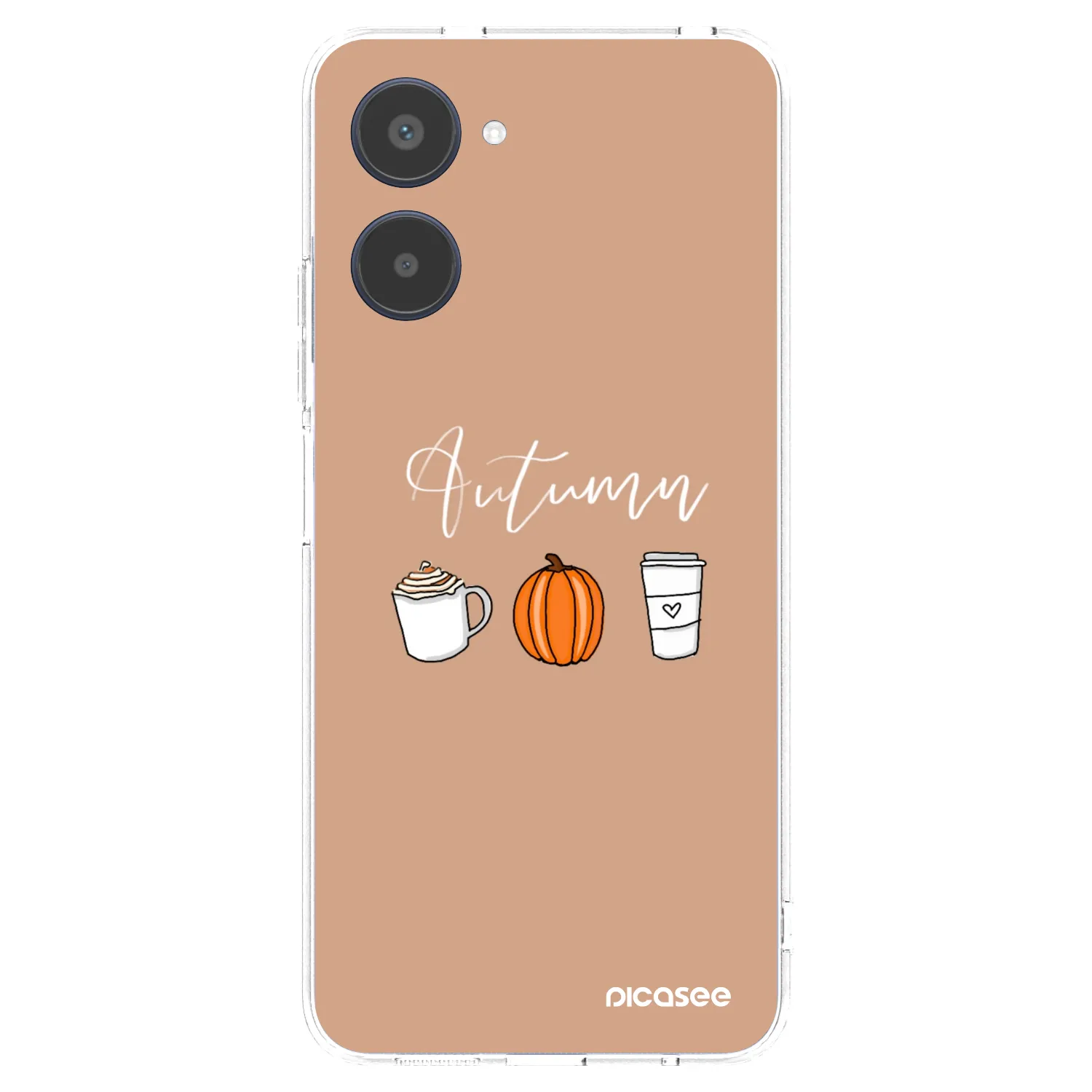 Picasee silikónový prehľadný obal pre Realme 10 4G - Autumn