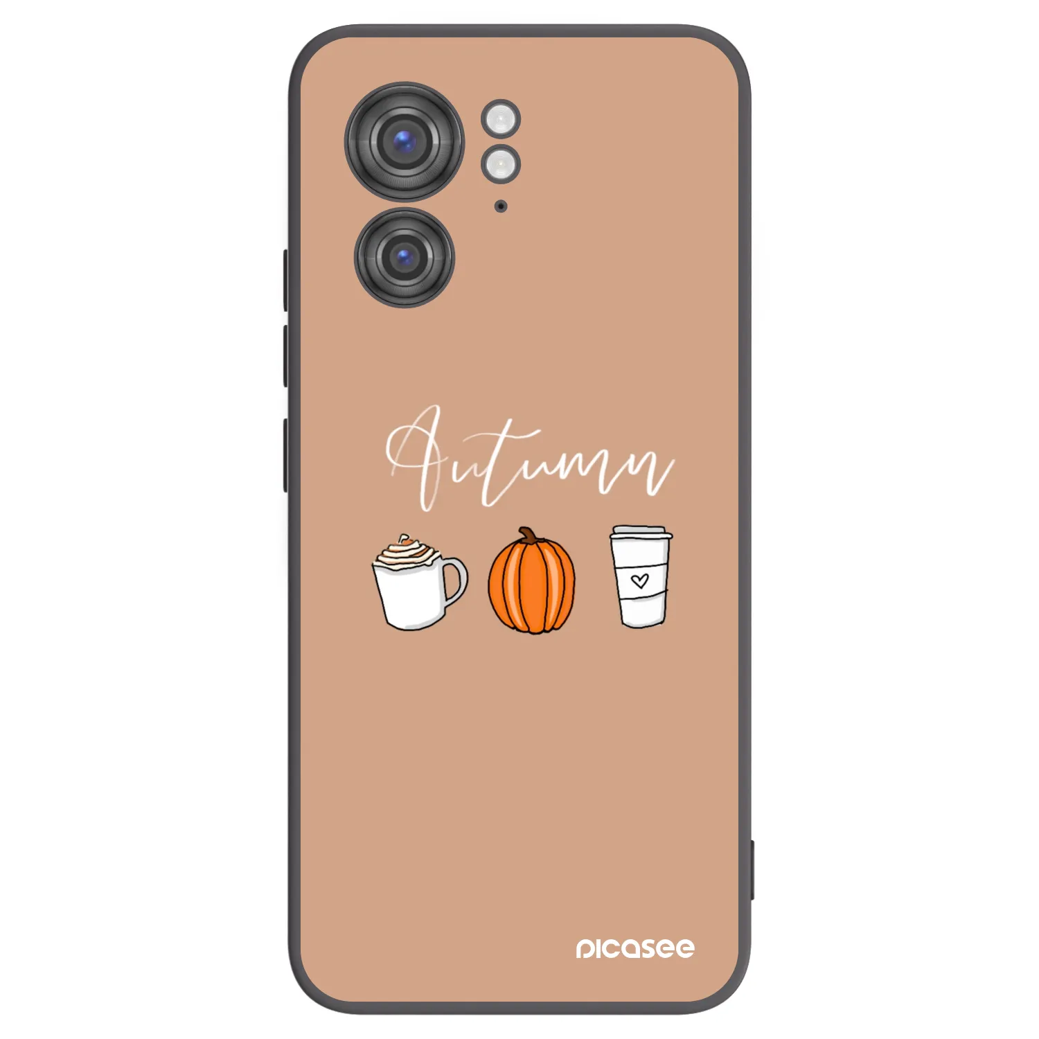 Picasee silikónový čierny obal pre Motorola Edge 40 - Autumn