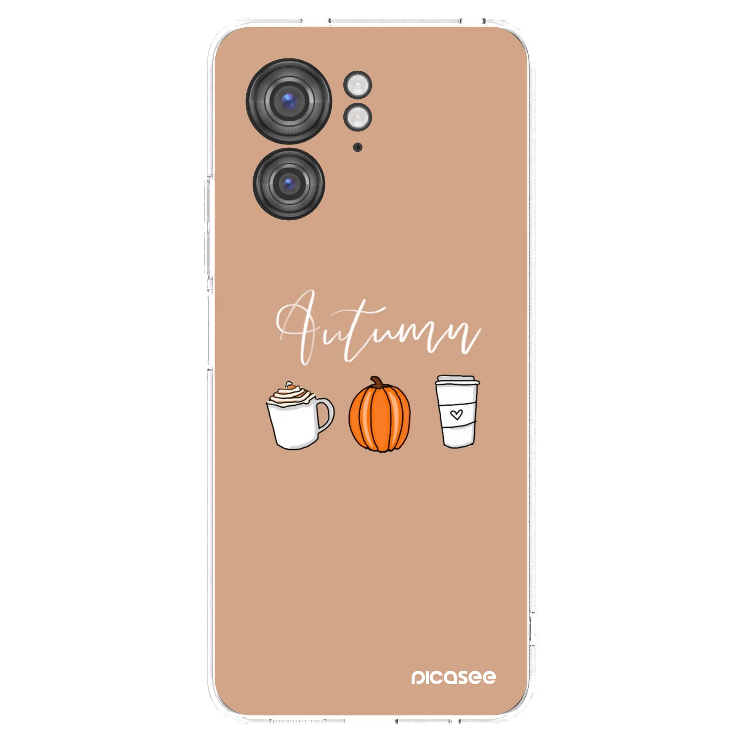 Picasee silikónový prehľadný obal pre Motorola Edge 40 - Autumn
