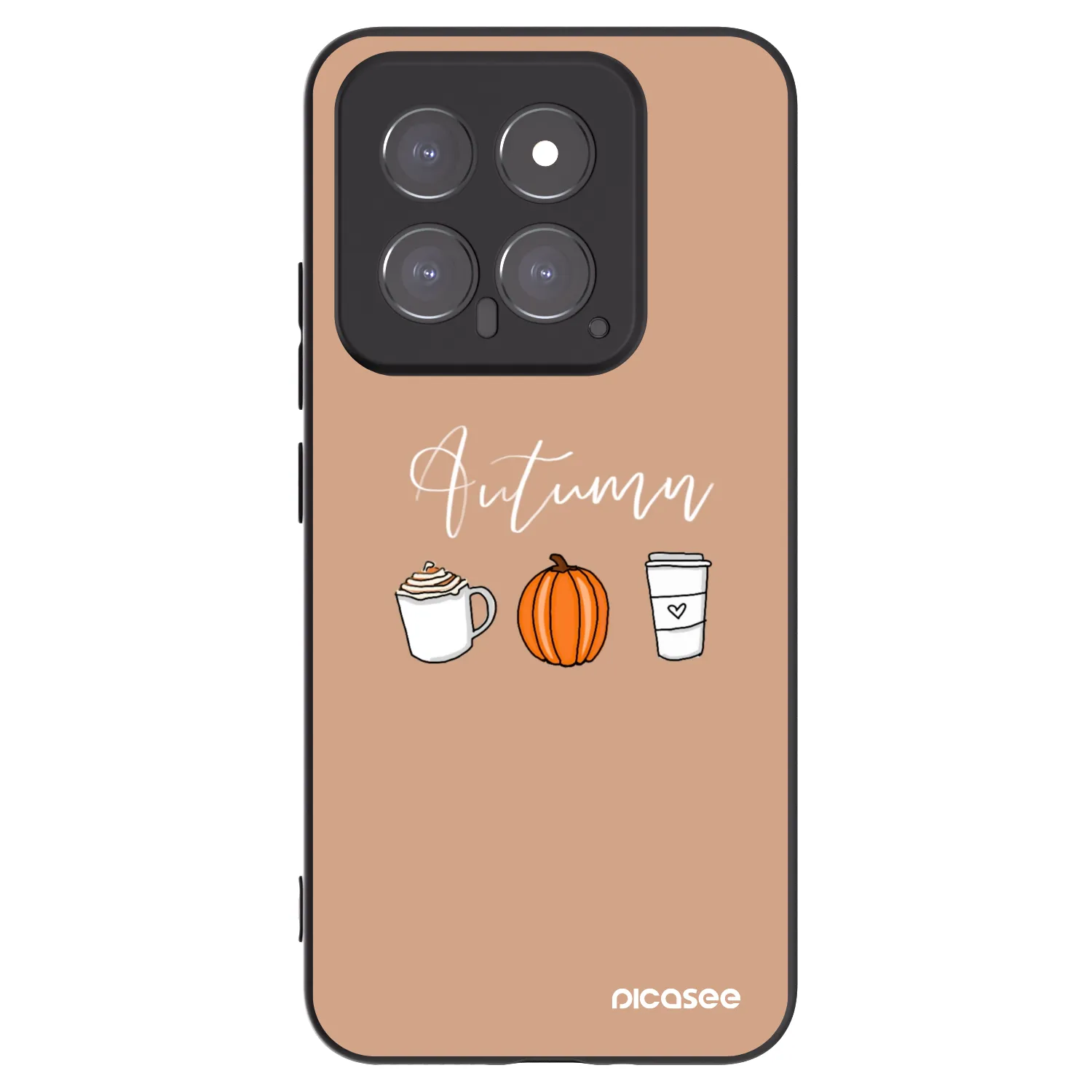 Picasee silikónový čierny obal pre Xiaomi 14 - Autumn