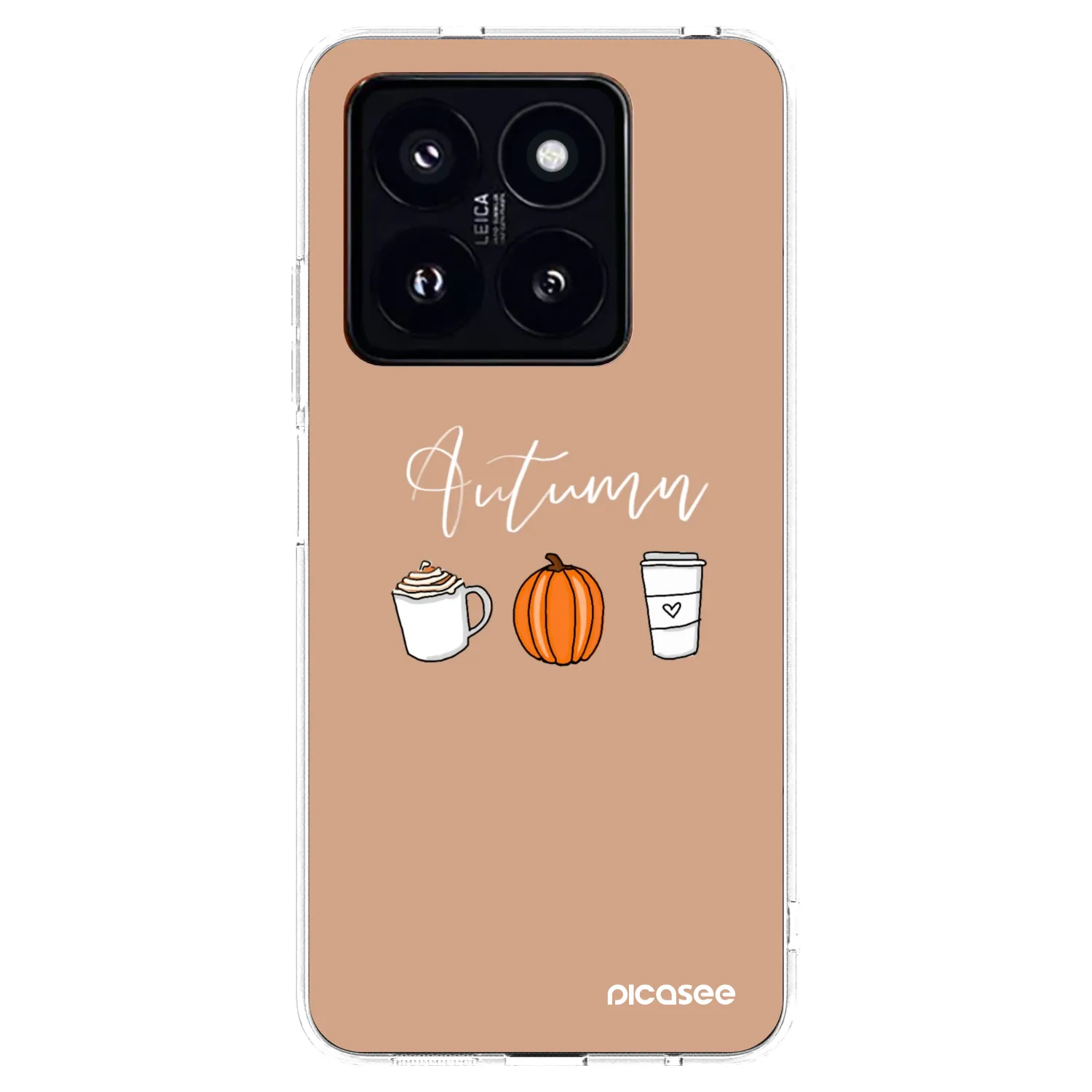 Picasee silikónový prehľadný obal pre Xiaomi 14 Pro - Autumn