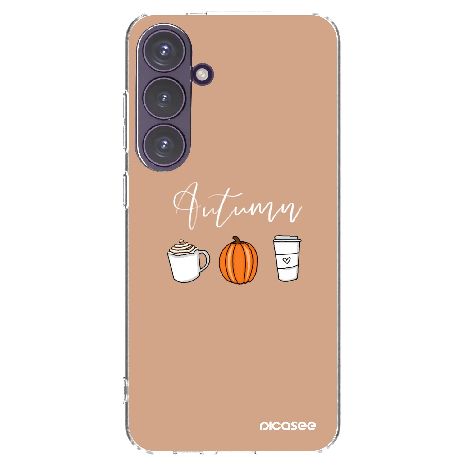 Picasee silikónový prehľadný obal pre Samsung Galaxy S24+ S926B 5G - Autumn