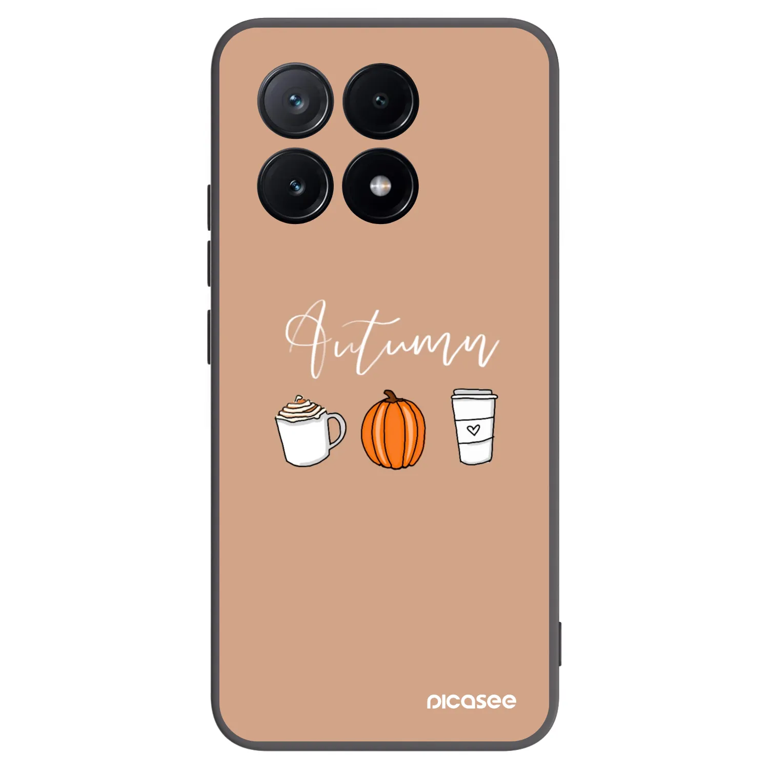 Picasee silikónový čierny obal pre Xiaomi Poco X6 Pro - Autumn