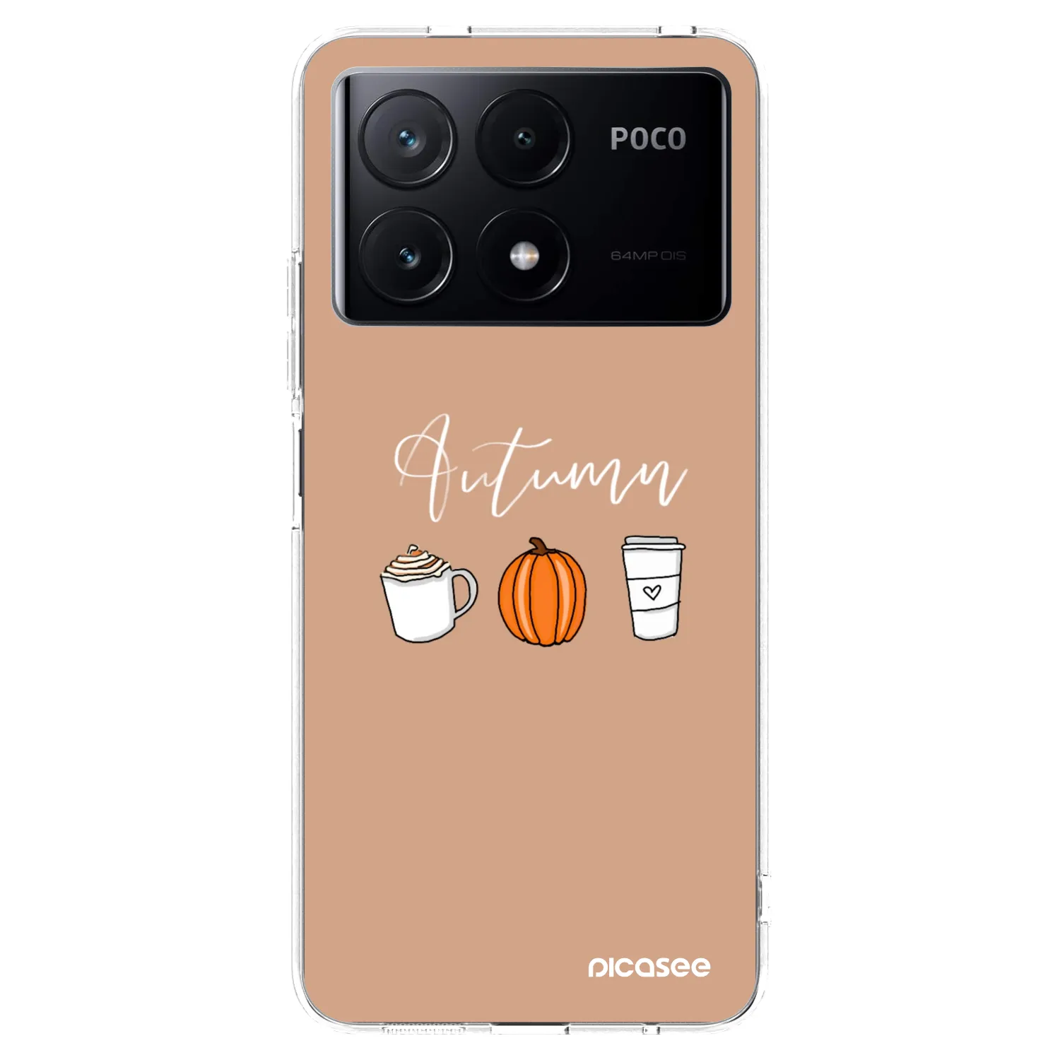 Picasee silikónový prehľadný obal pre Xiaomi Poco X6 Pro - Autumn