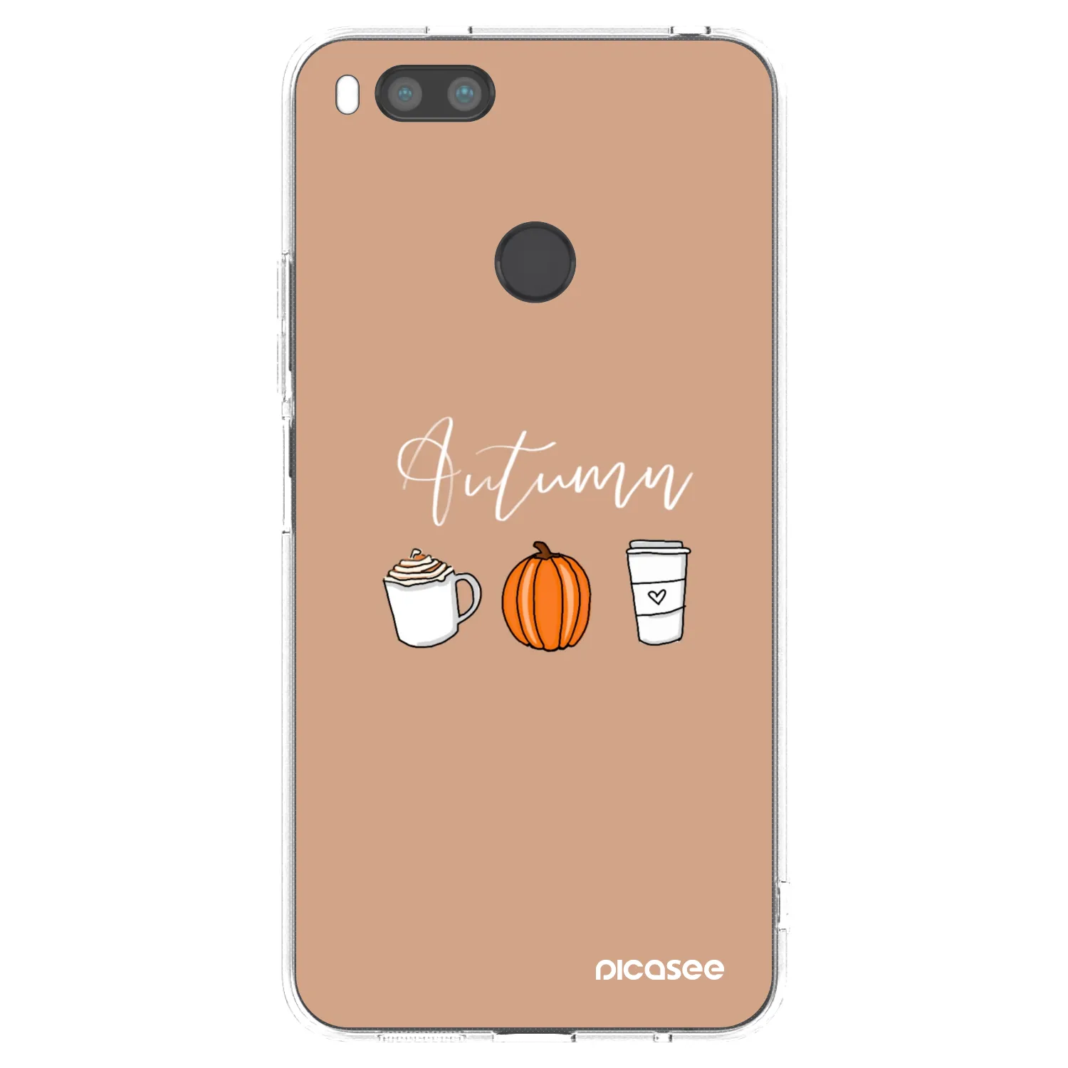 Picasee silikónový prehľadný obal pre Xiaomi Mi A1 Global - Autumn
