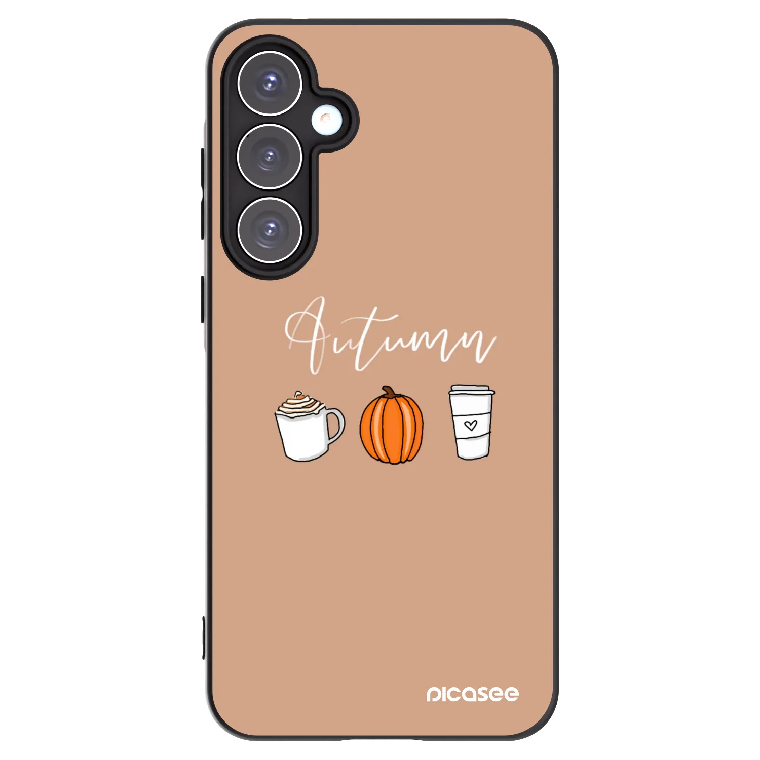 Picasee silikónový čierny obal pre Samsung Galaxy A55 5G A556B - Autumn