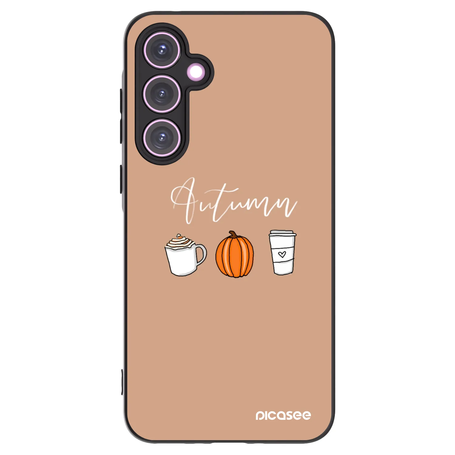 Picasee silikónový čierny obal pre Samsung Galaxy A35 5G A356B - Autumn