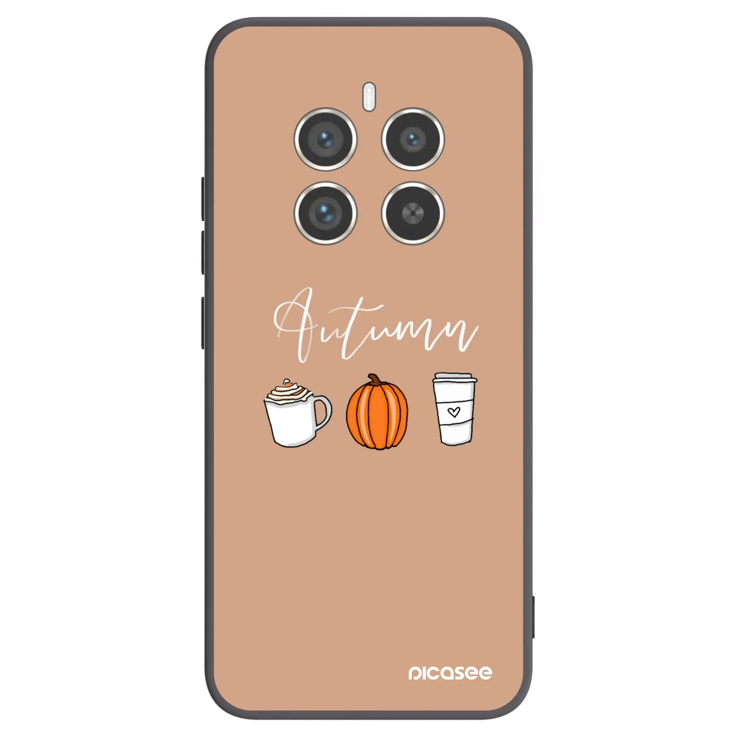 Picasee silikónový čierny obal pre Realme 12 Pro 5G - Autumn