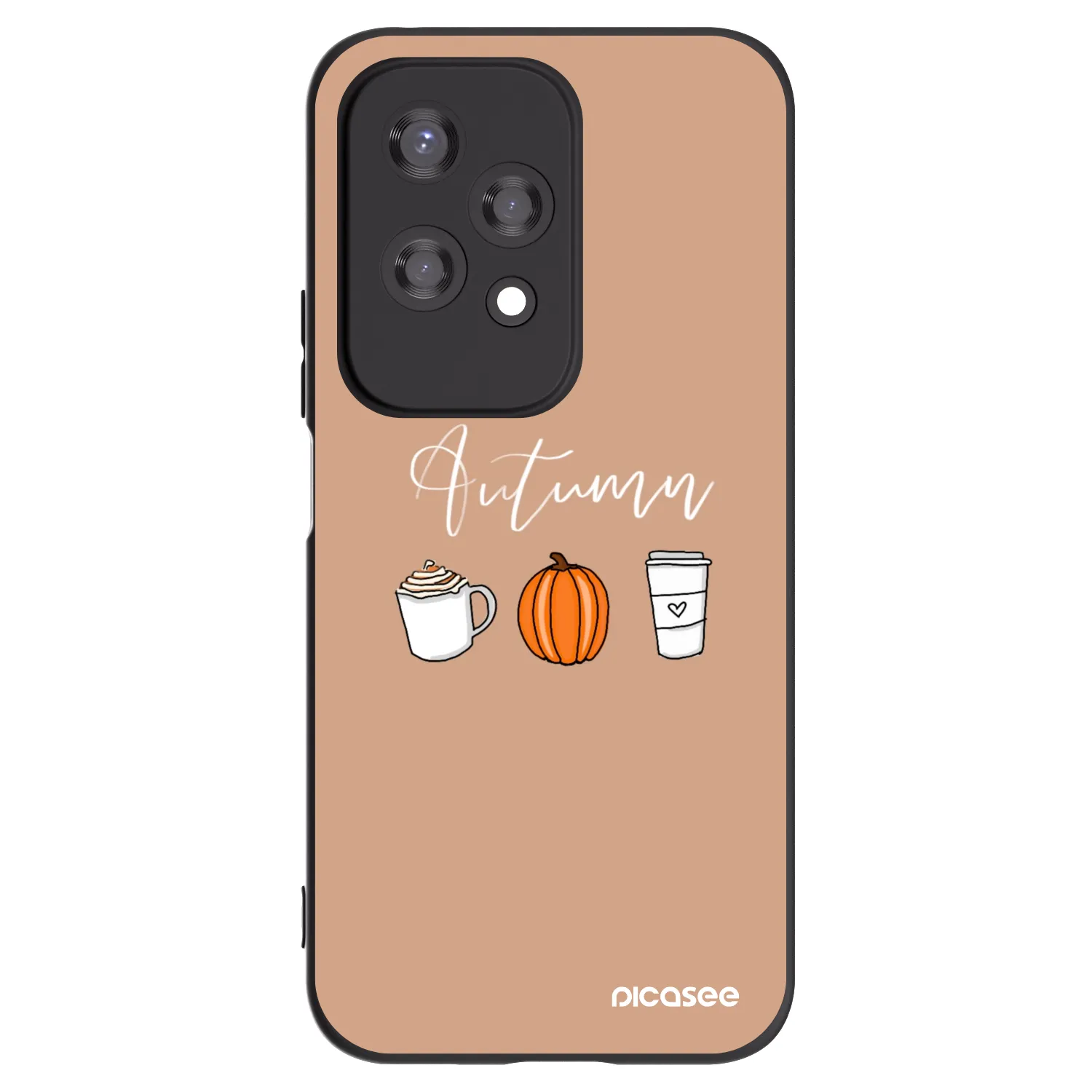Picasee silikónový čierny obal pre Honor 200 Lite - Autumn