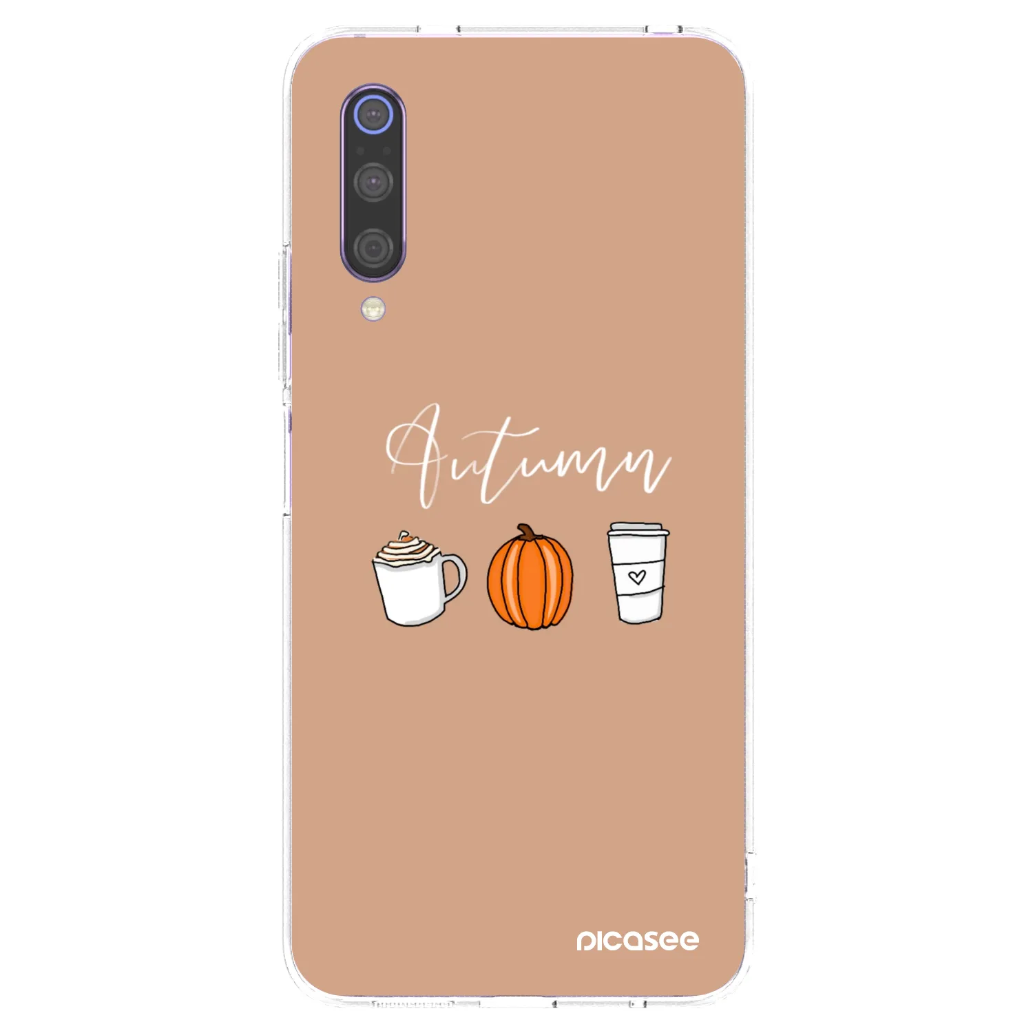 Picasee silikónový prehľadný obal pre Xiaomi Mi 9 - Autumn