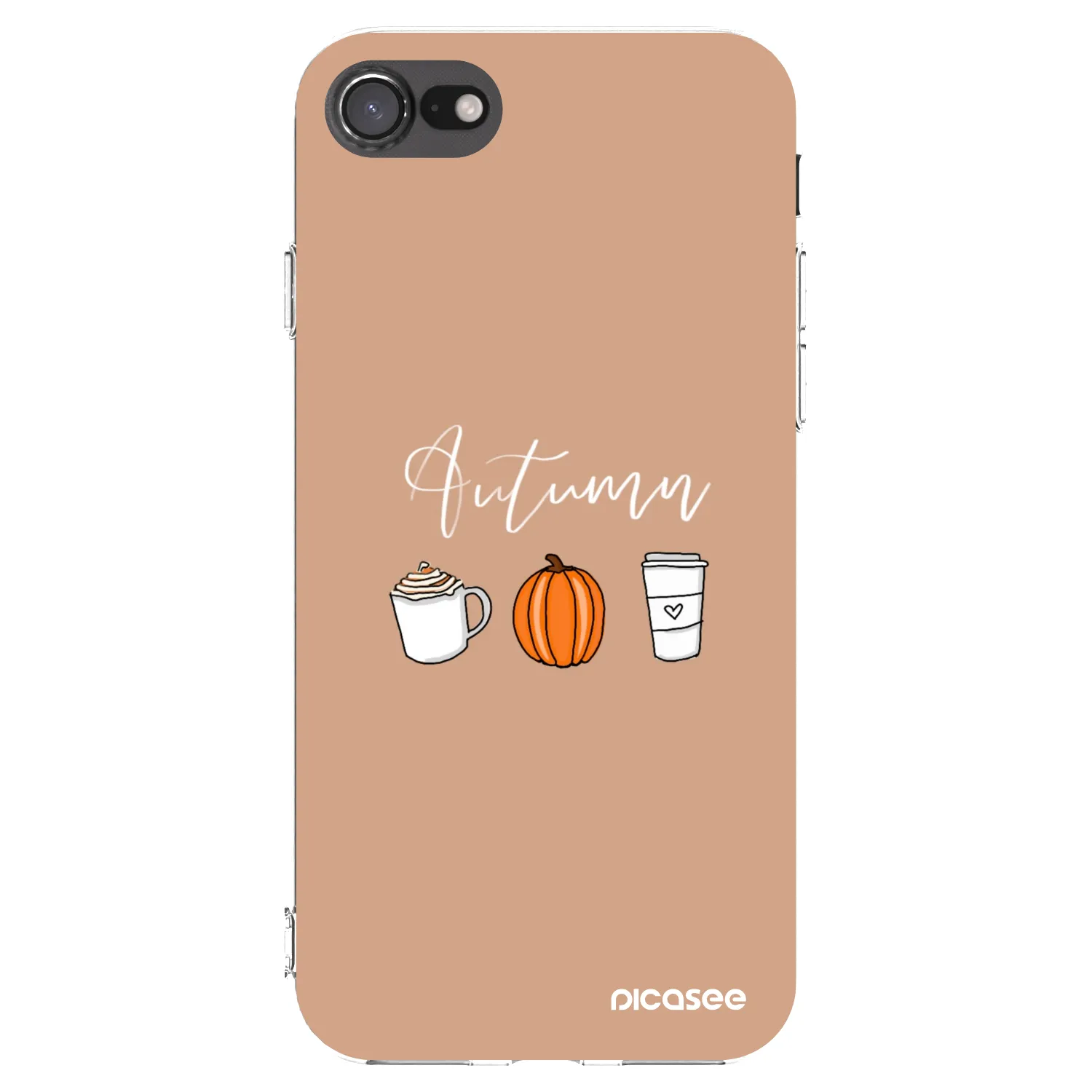 Picasee silikónový prehľadný obal pre Apple iPhone 7 - Autumn