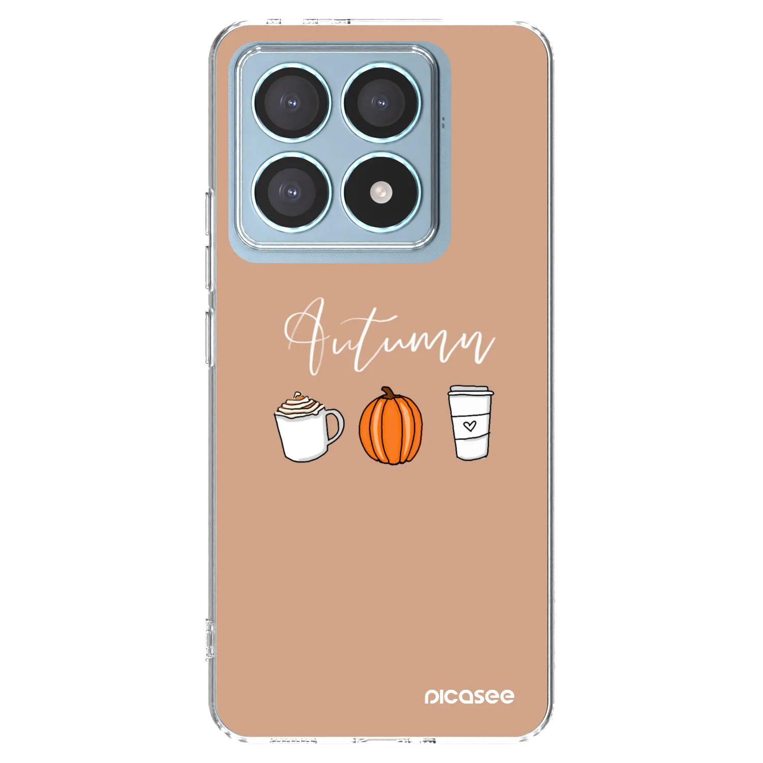 Picasee silikónový prehľadný obal pre Xiaomi 14T Pro - Autumn