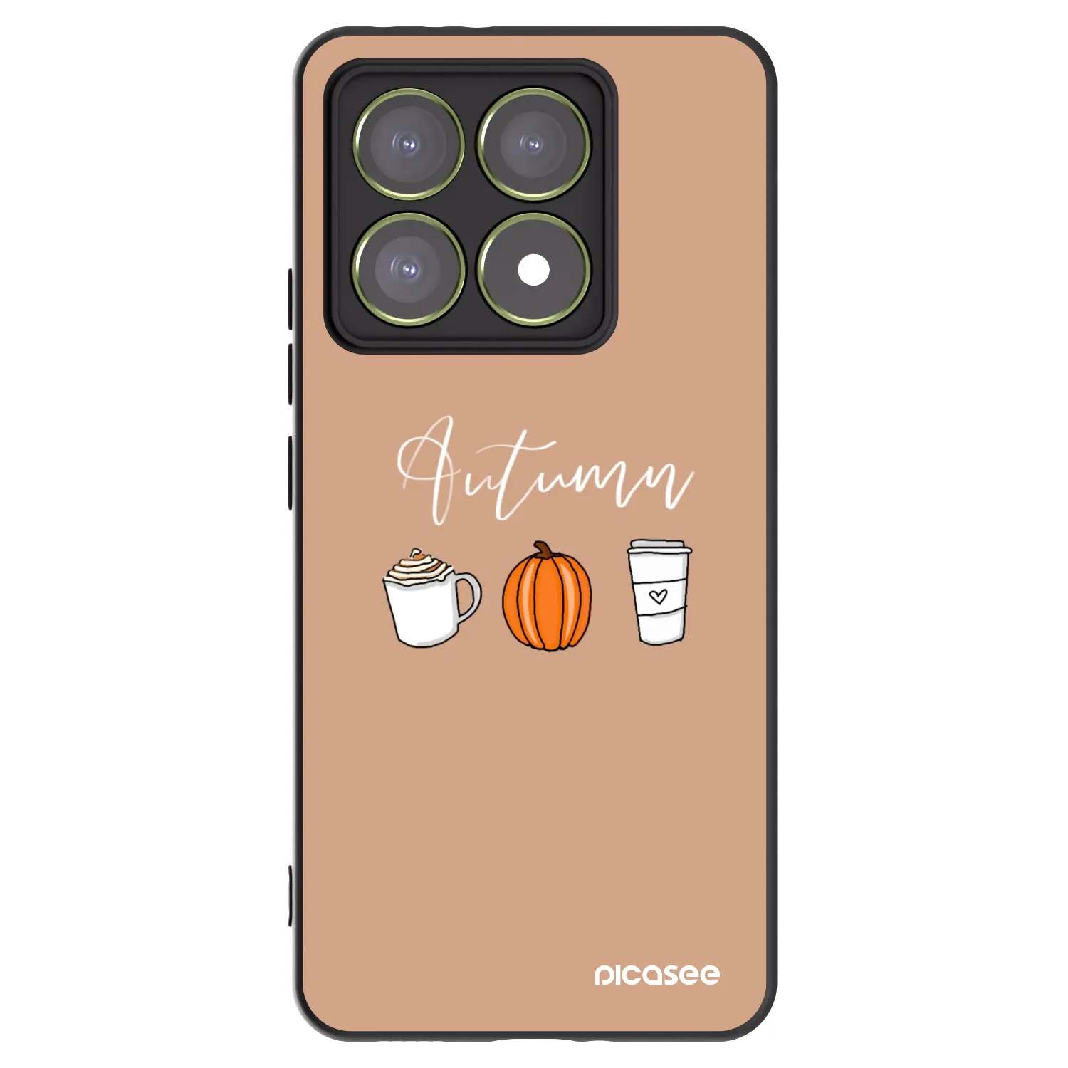 Picasee silikónový čierny obal pre Xiaomi 14T - Autumn