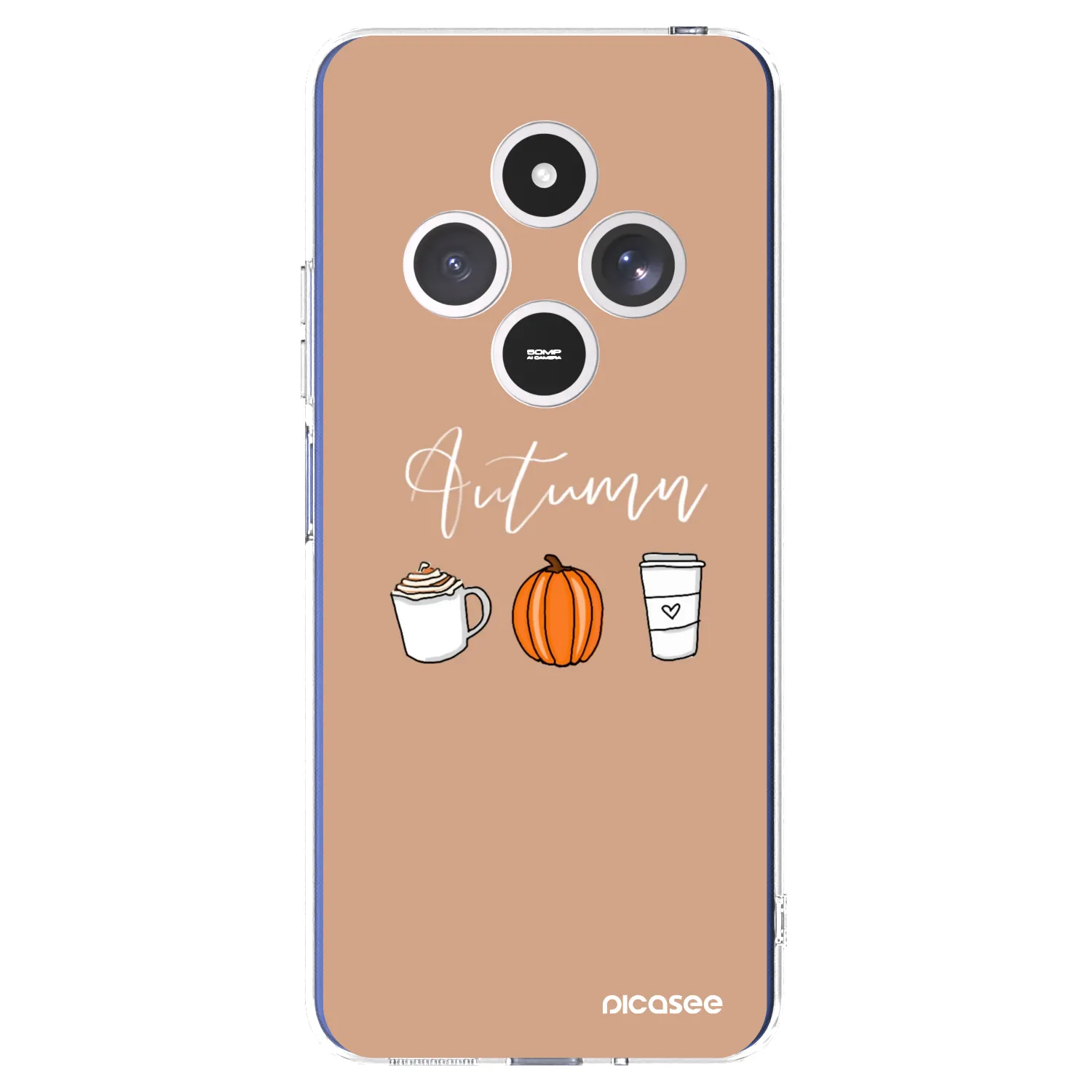 Picasee silikónový prehľadný obal pre Xiaomi Redmi 14C - Autumn