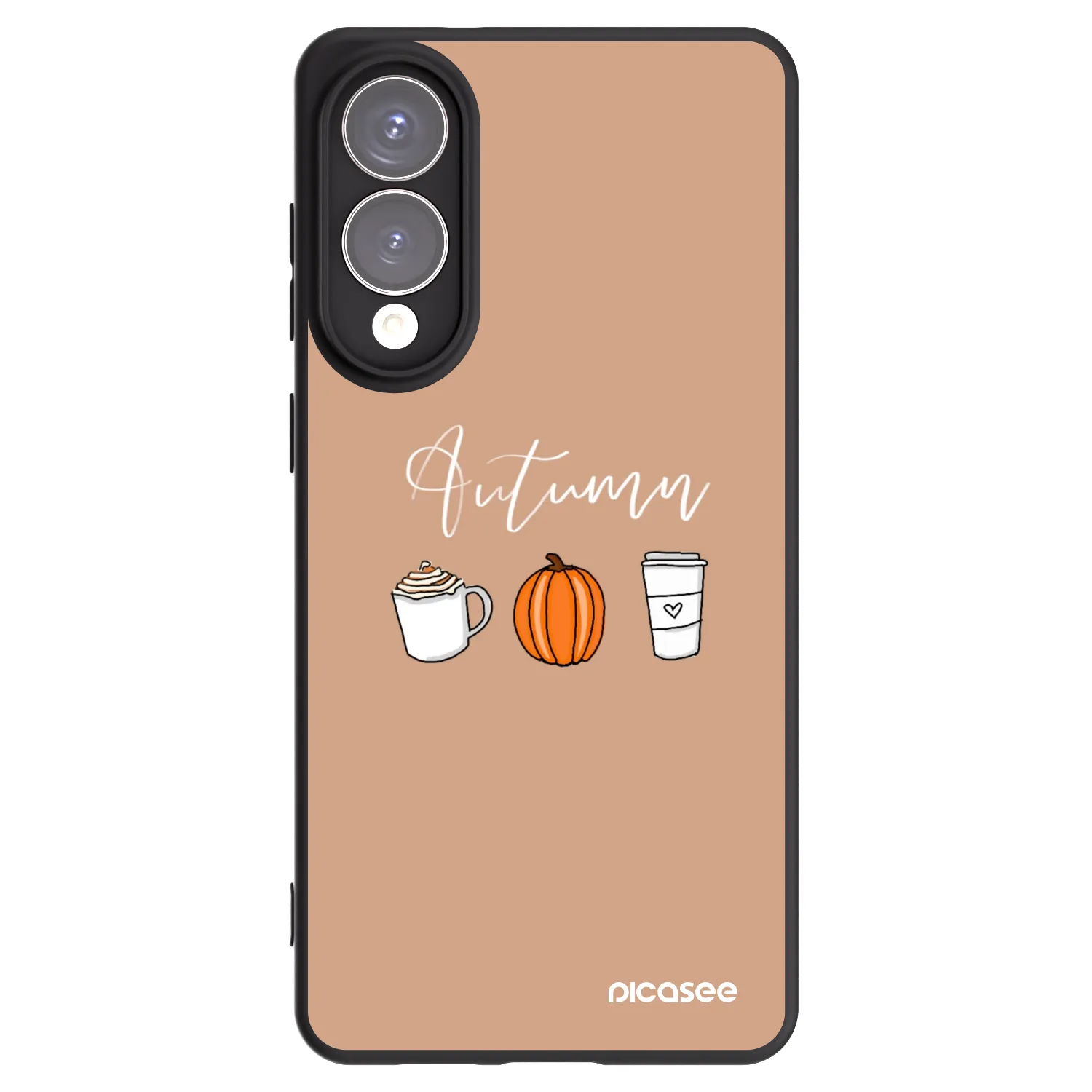 Picasee silikónový čierny obal pre Samsung Galaxy S25 Edge 5G - Autumn