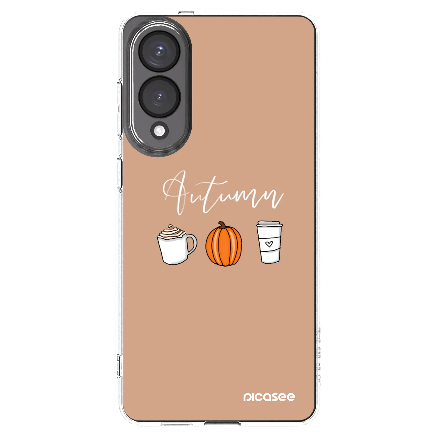 Picasee silikónový prehľadný obal pre Samsung Galaxy S25 Edge 5G - Autumn