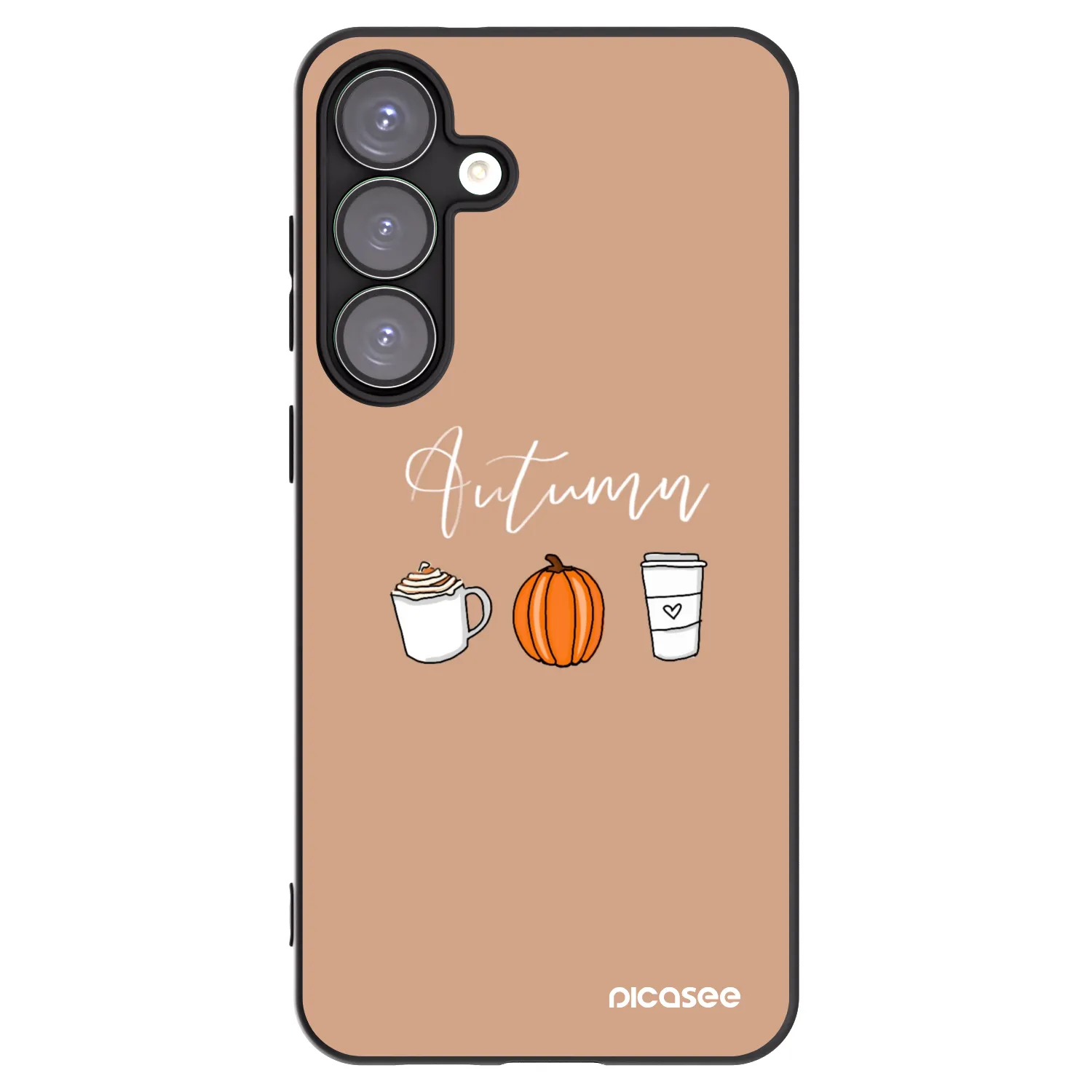 Picasee silikónový čierny obal pre Samsung Galaxy S25+ 5G - Autumn