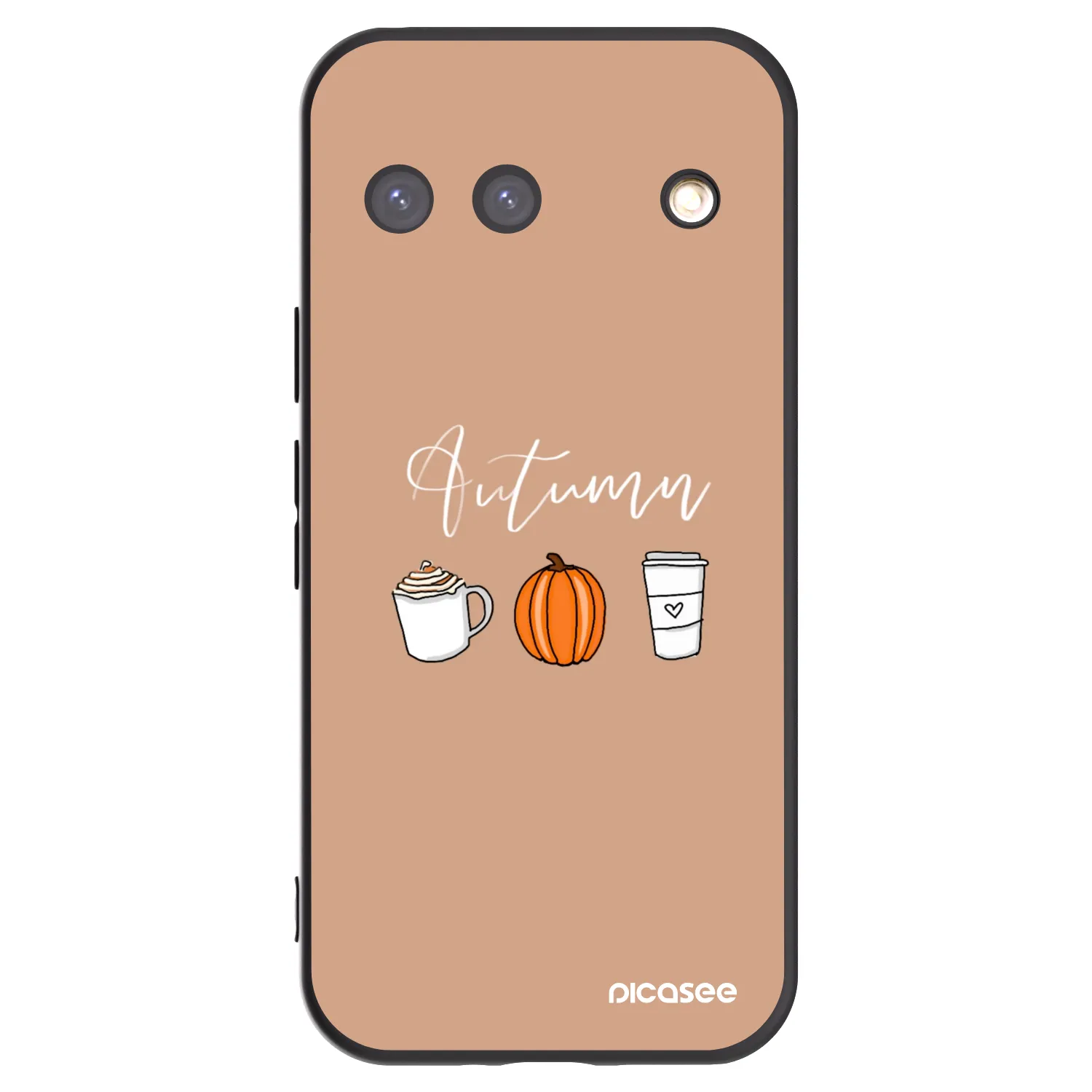 Picasee silikónový čierny obal pre Google Pixel 9 - Autumn