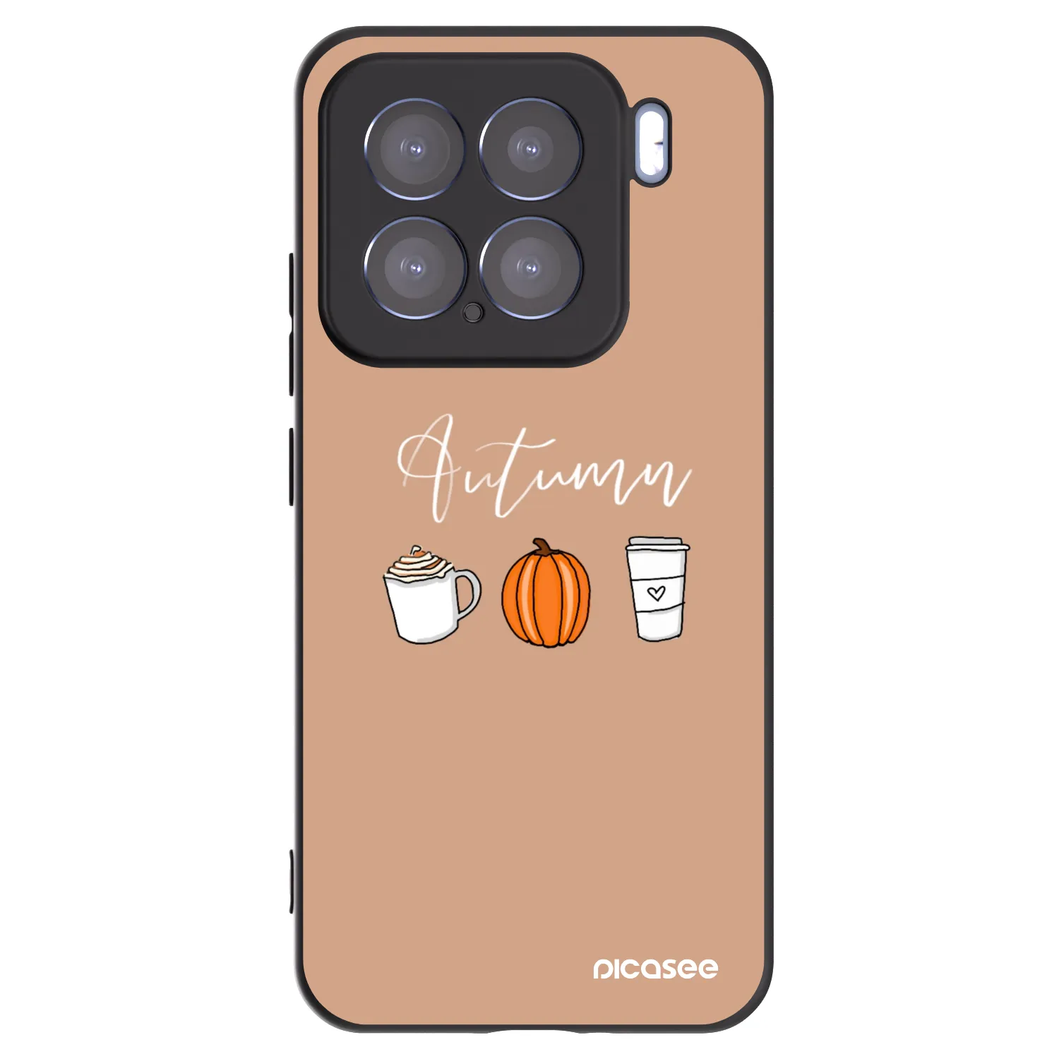 Picasee silikónový čierny obal pre Xiaomi 15 - Autumn