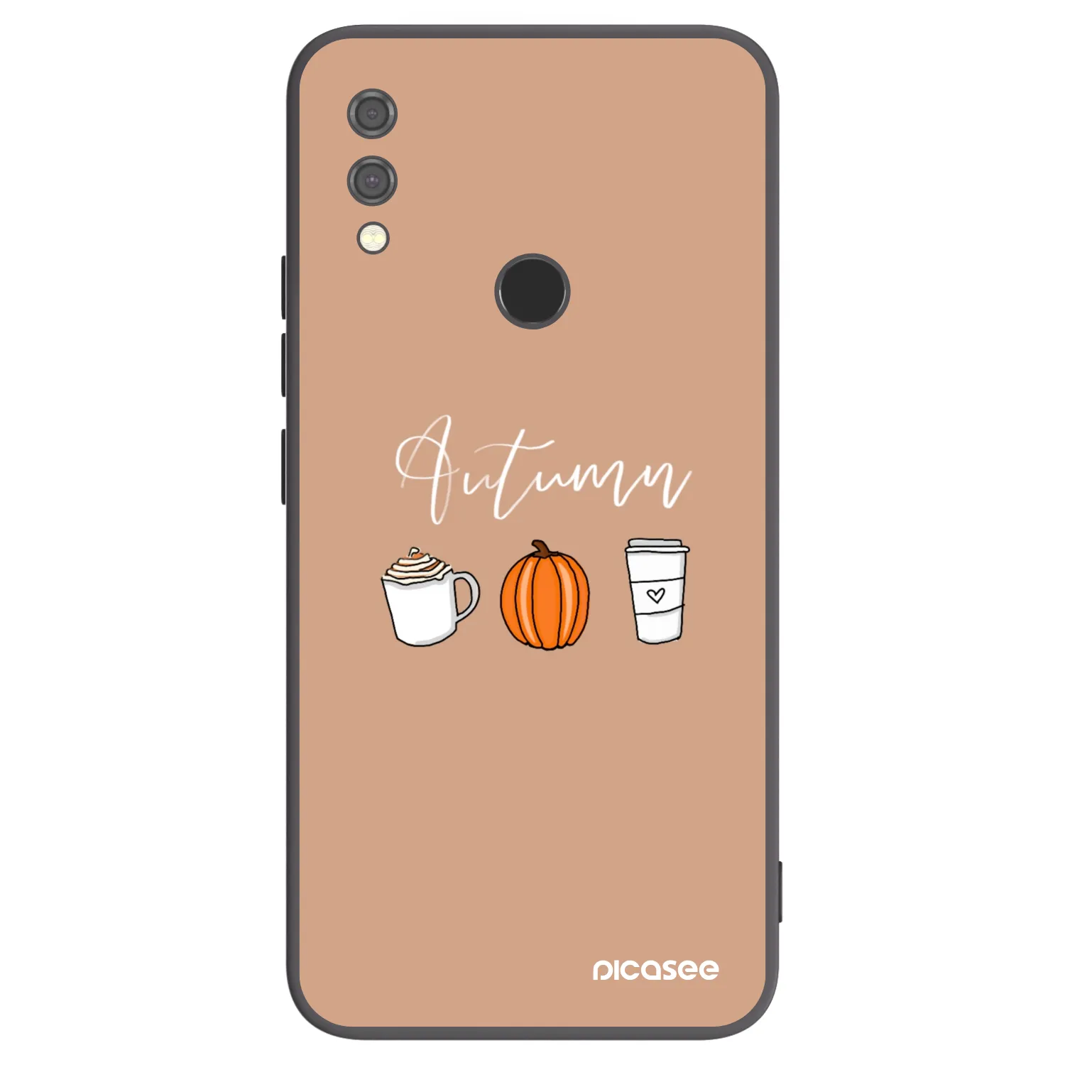 Picasee silikónový čierny obal pre Xiaomi Redmi Note 7 - Autumn