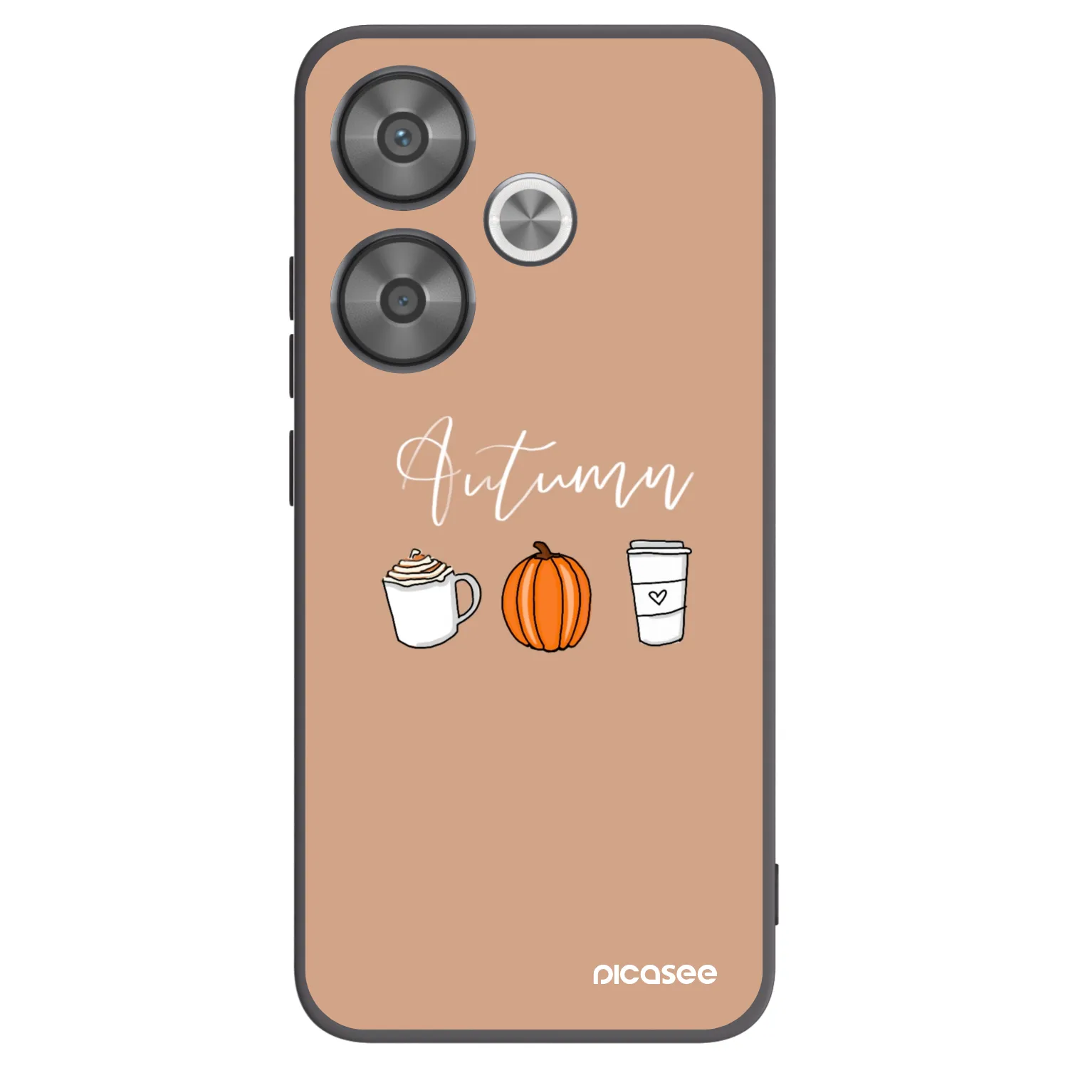 Picasee silikónový čierny obal pre Xiaomi Poco F6 - Autumn