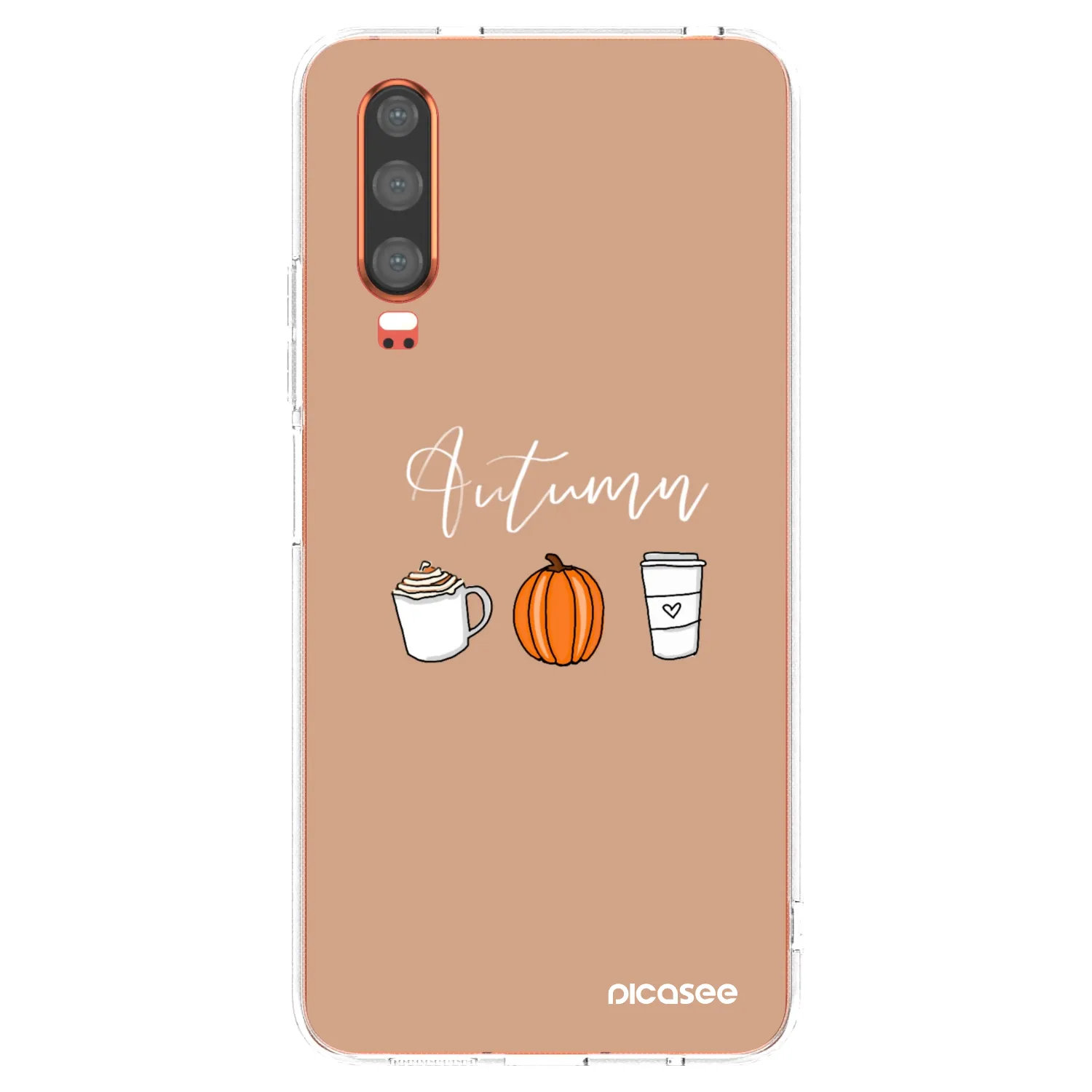 Picasee silikónový prehľadný obal pre Huawei P30 - Autumn