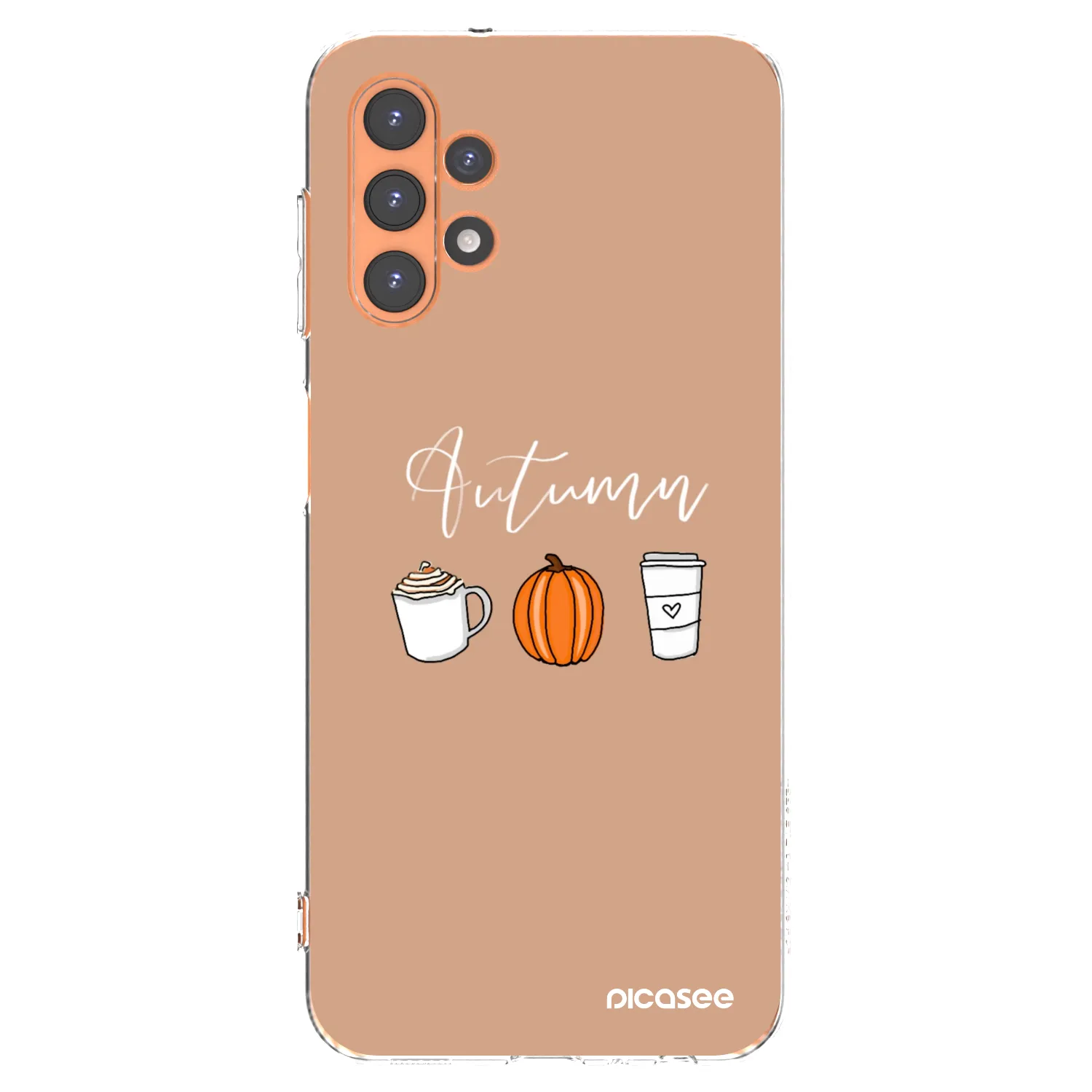 Picasee silikónový prehľadný obal pre Samsung Galaxy A13 5G - Autumn