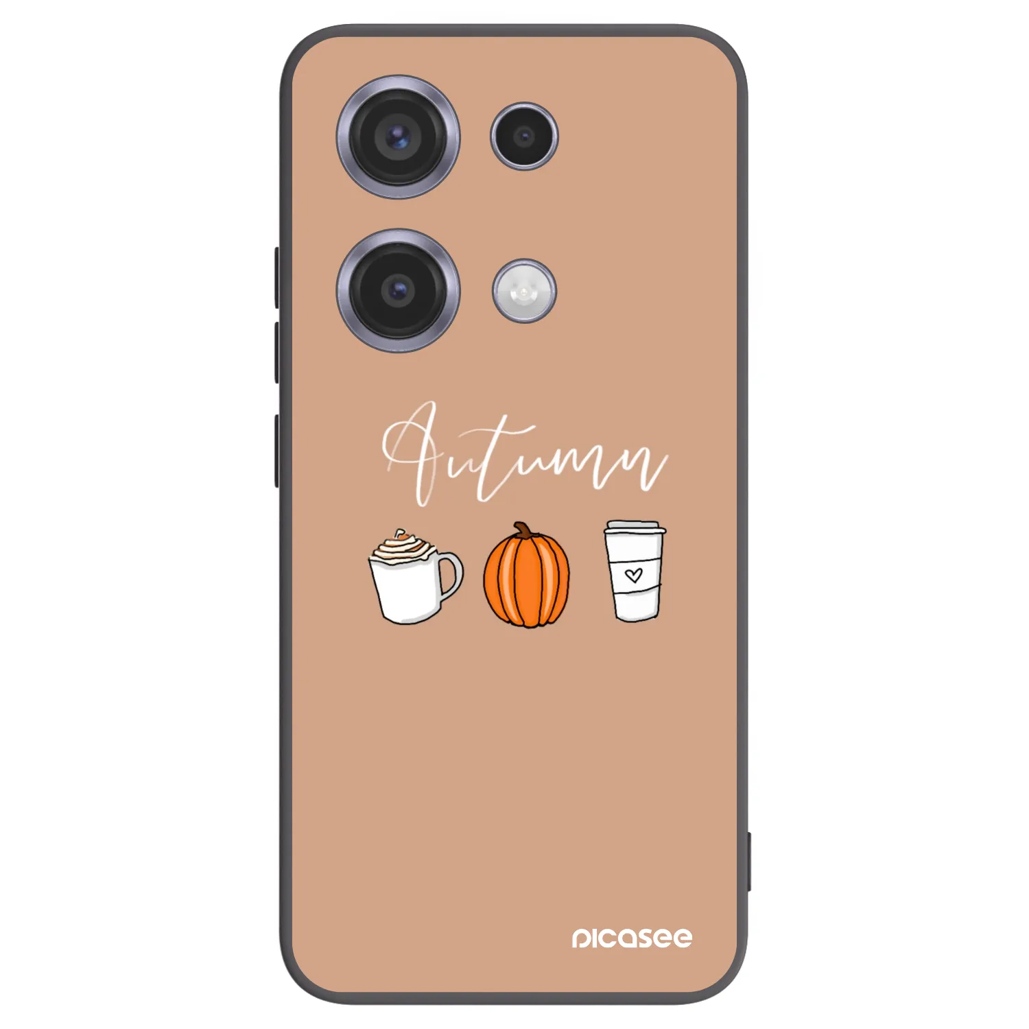 Picasee silikónový čierny obal pre Xiaomi Redmi Note 14S - Autumn
