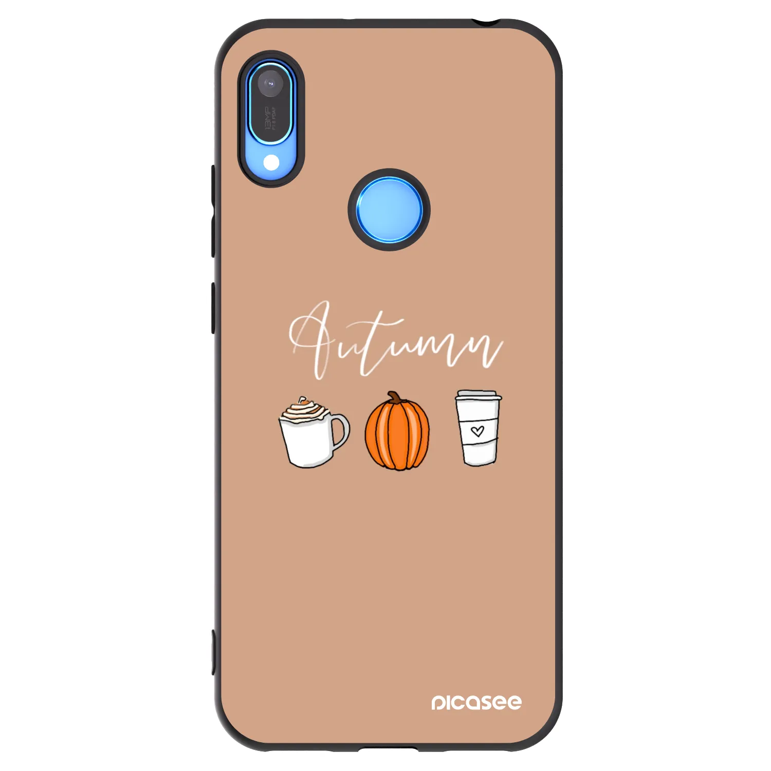 Picasee silikónový čierny obal pre Huawei Y6 2019 - Autumn