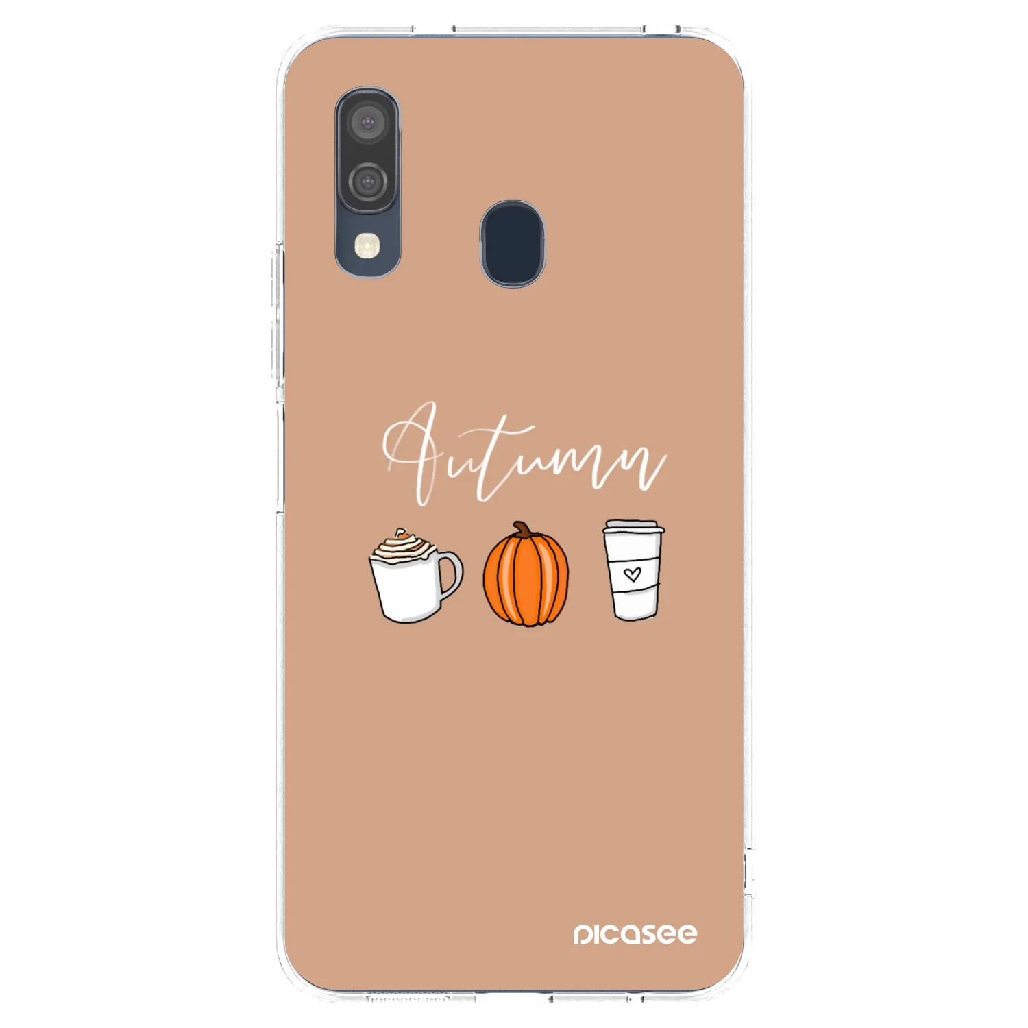Picasee silikónový prehľadný obal pre Samsung Galaxy A40 A405F - Autumn