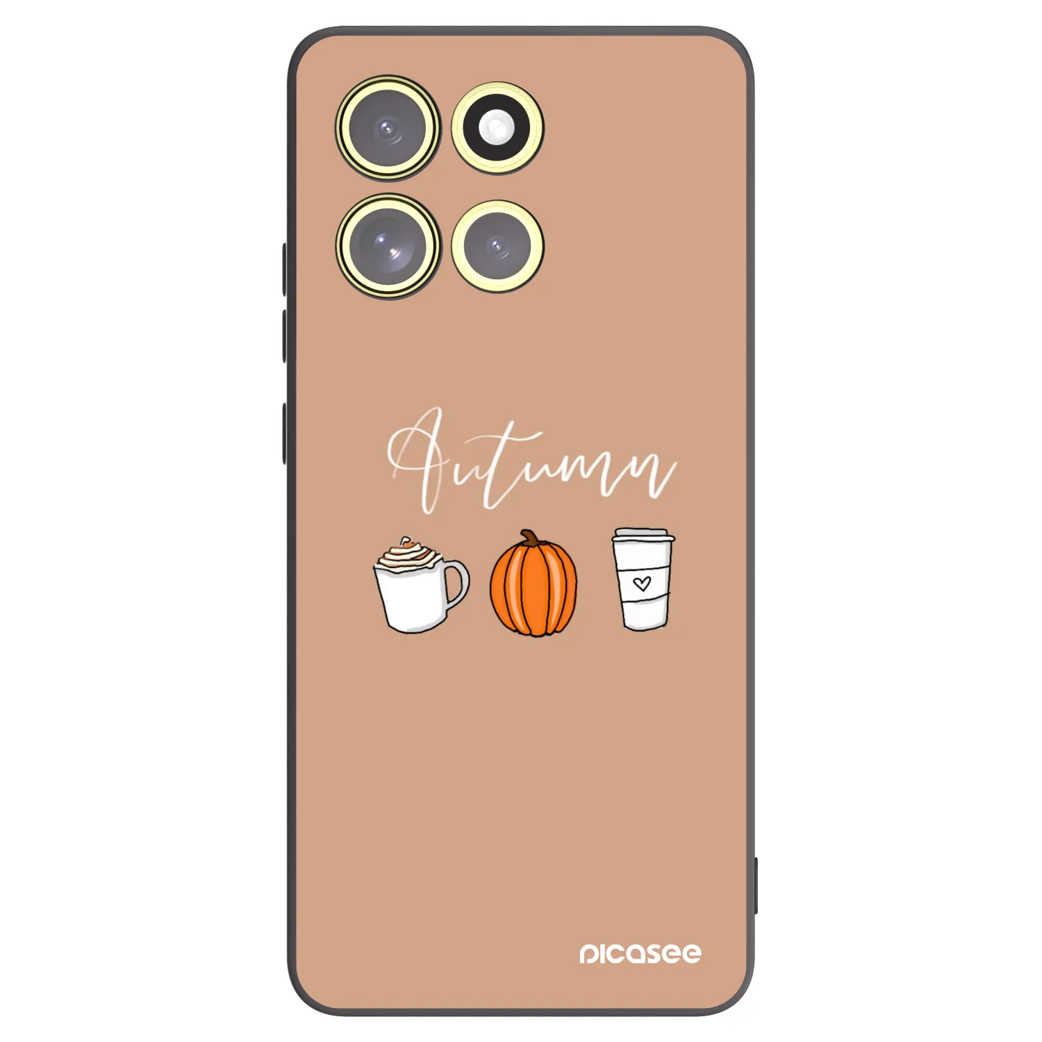 Picasee silikónový čierny obal pre Motorola Moto G86 5G - Autumn