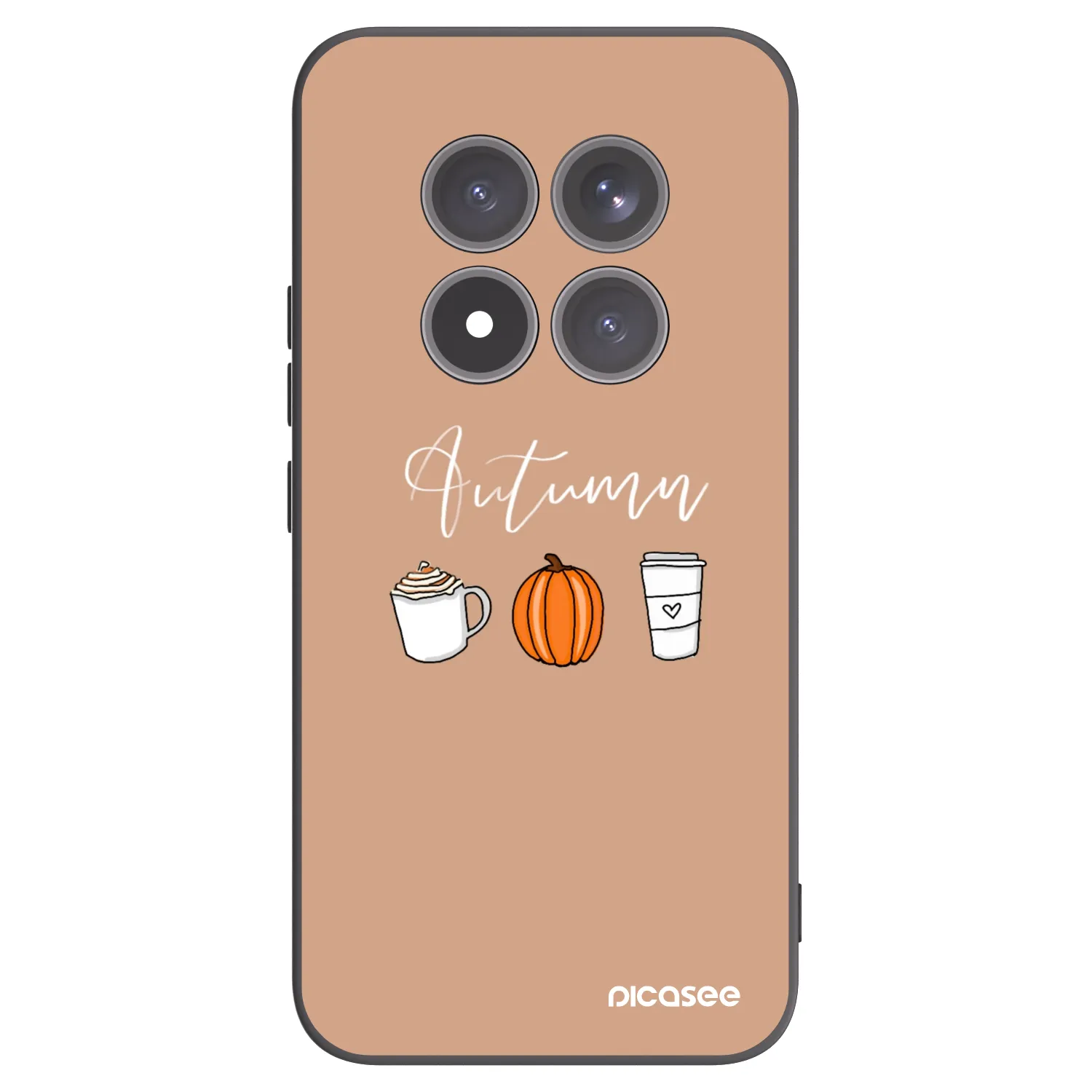 Picasee silikónový čierny obal pre Xiaomi Redmi Note 15 Pro+ - Autumn