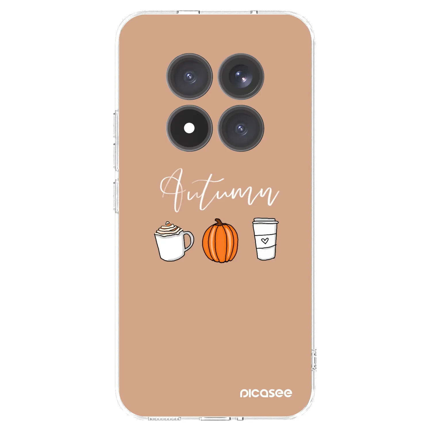 Picasee silikónový prehľadný obal pre Xiaomi Redmi Note 15 Pro+ - Autumn