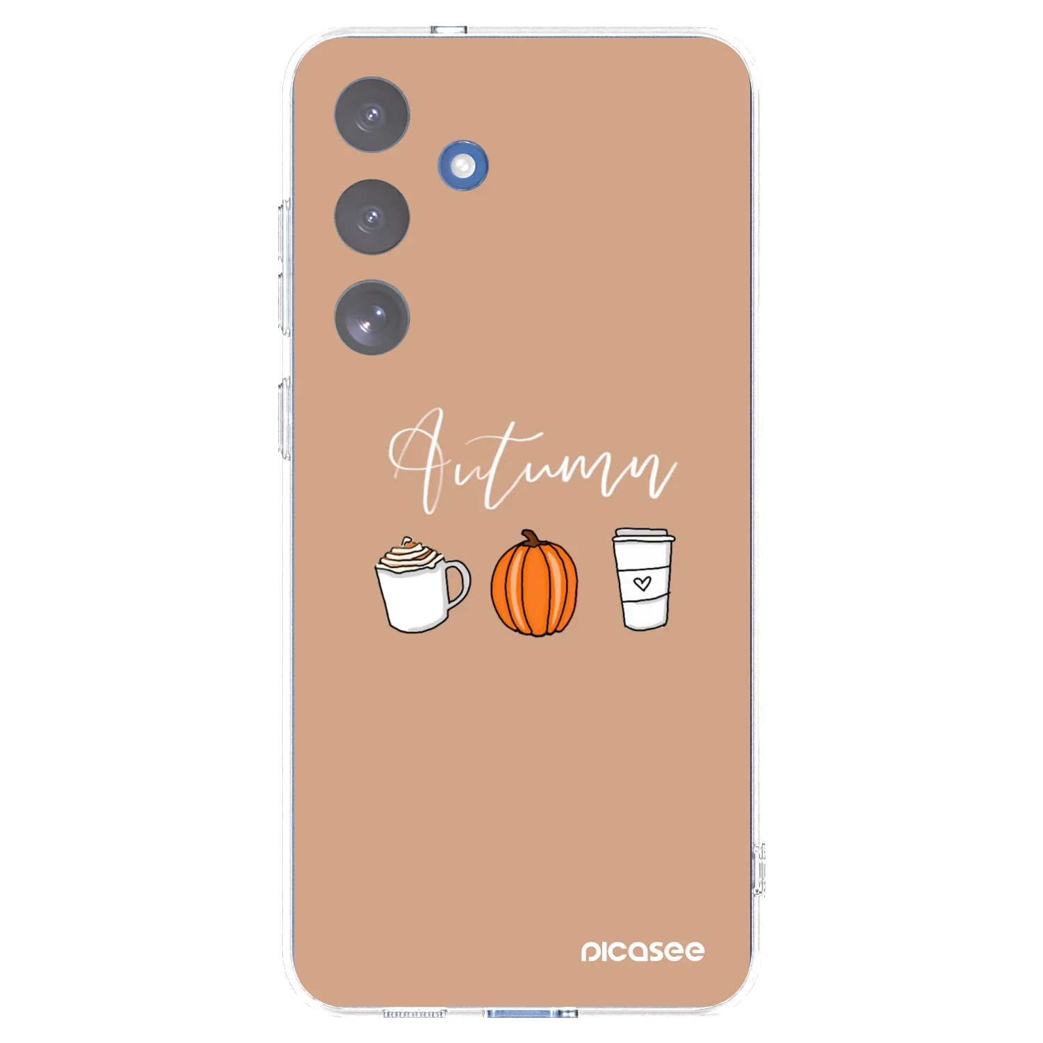 Picasee silikónový prehľadný obal pre Samsung Galaxy S25 FE 5G - Autumn