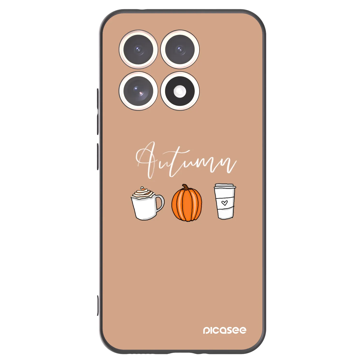 Picasee silikónový čierny obal pre Xiaomi 15T - Autumn