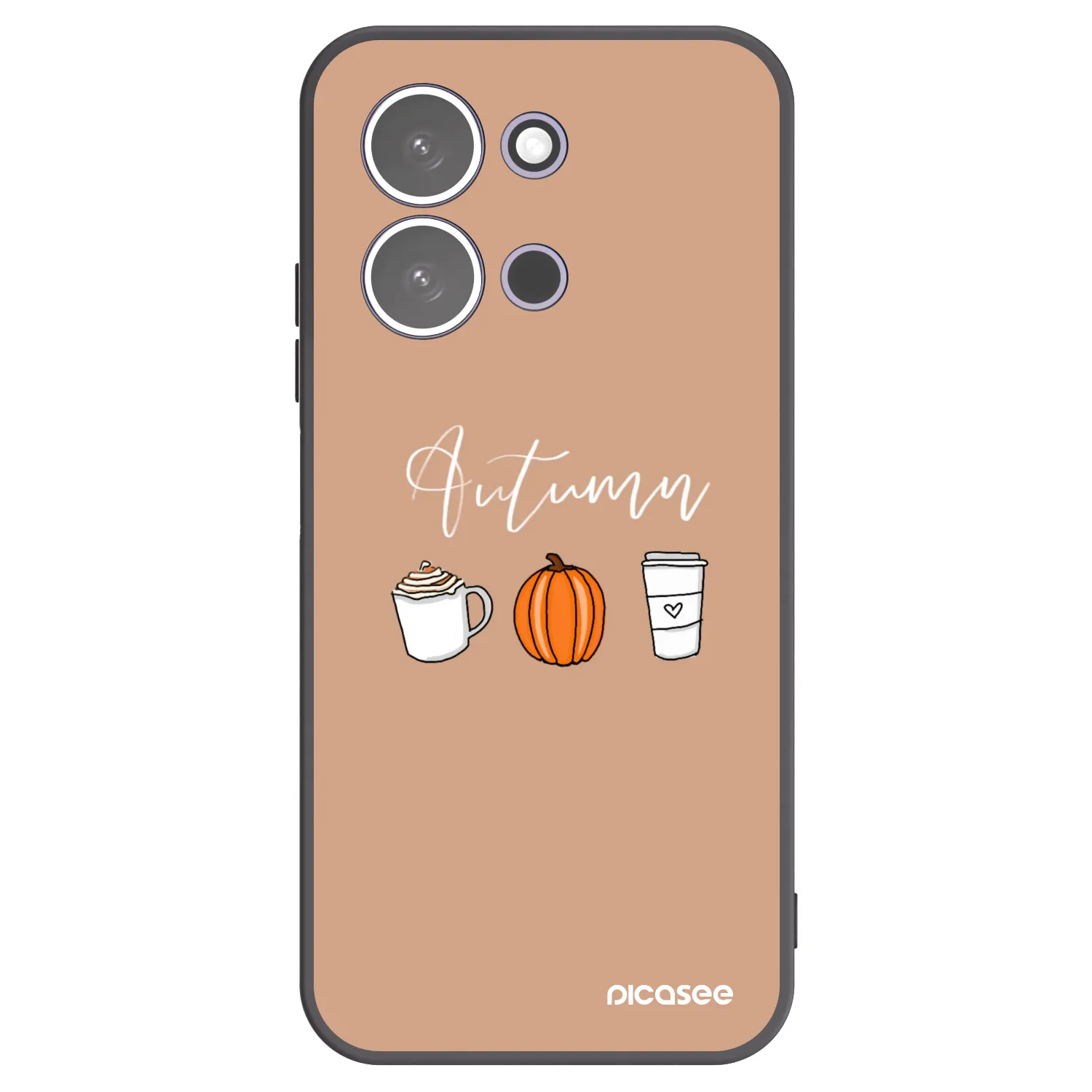 Picasee silikónový čierny obal pre Xiaomi Redmi 15C 5G - Autumn