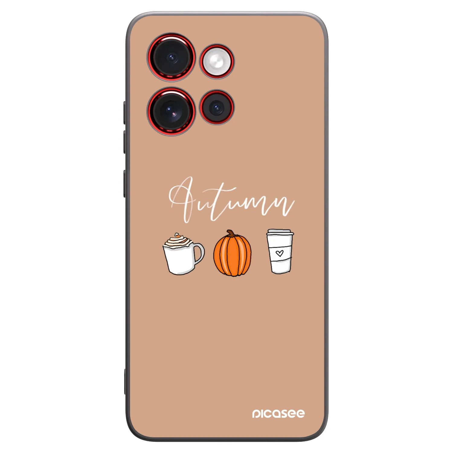 Picasee silikónový čierny obal pre Motorola Edge 60 Neo 5G - Autumn