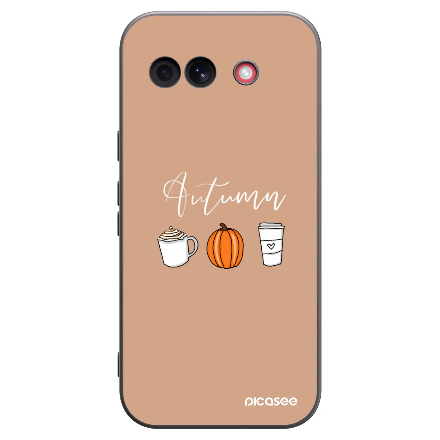 Picasee silikónový čierny obal pre Google Pixel 10a - Autumn