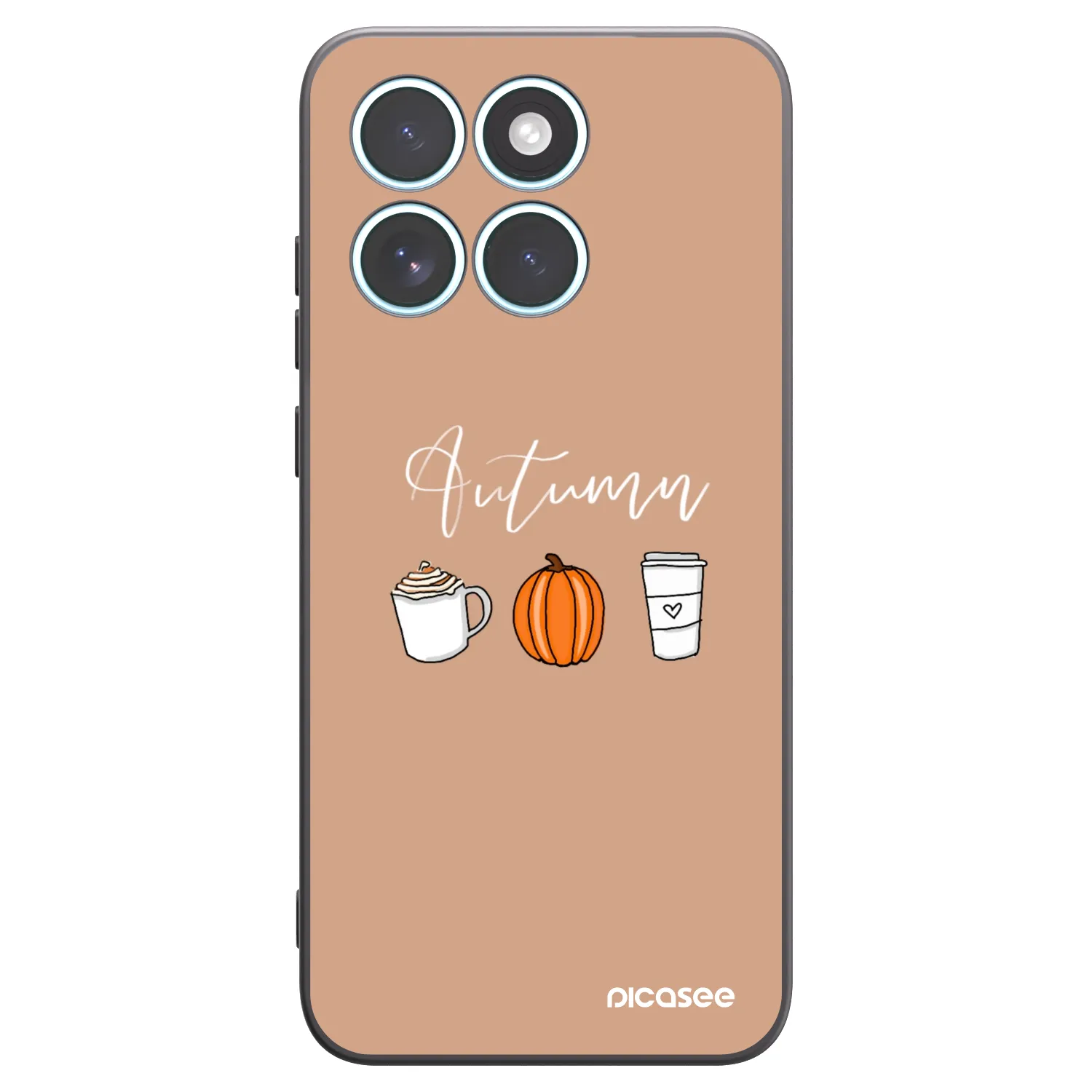 Picasee silikónový čierny obal pre Motorola Edge 70 Fusion - Autumn